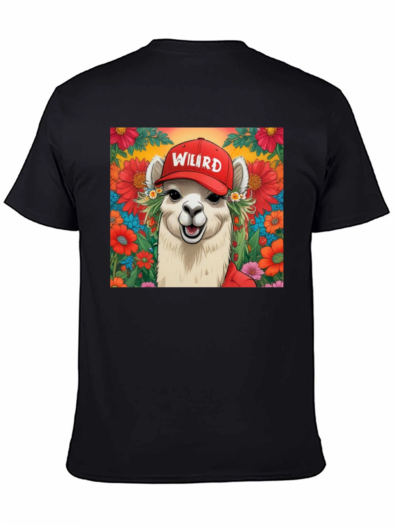 Weird Llama Graphic Tee - Soft Cotton
