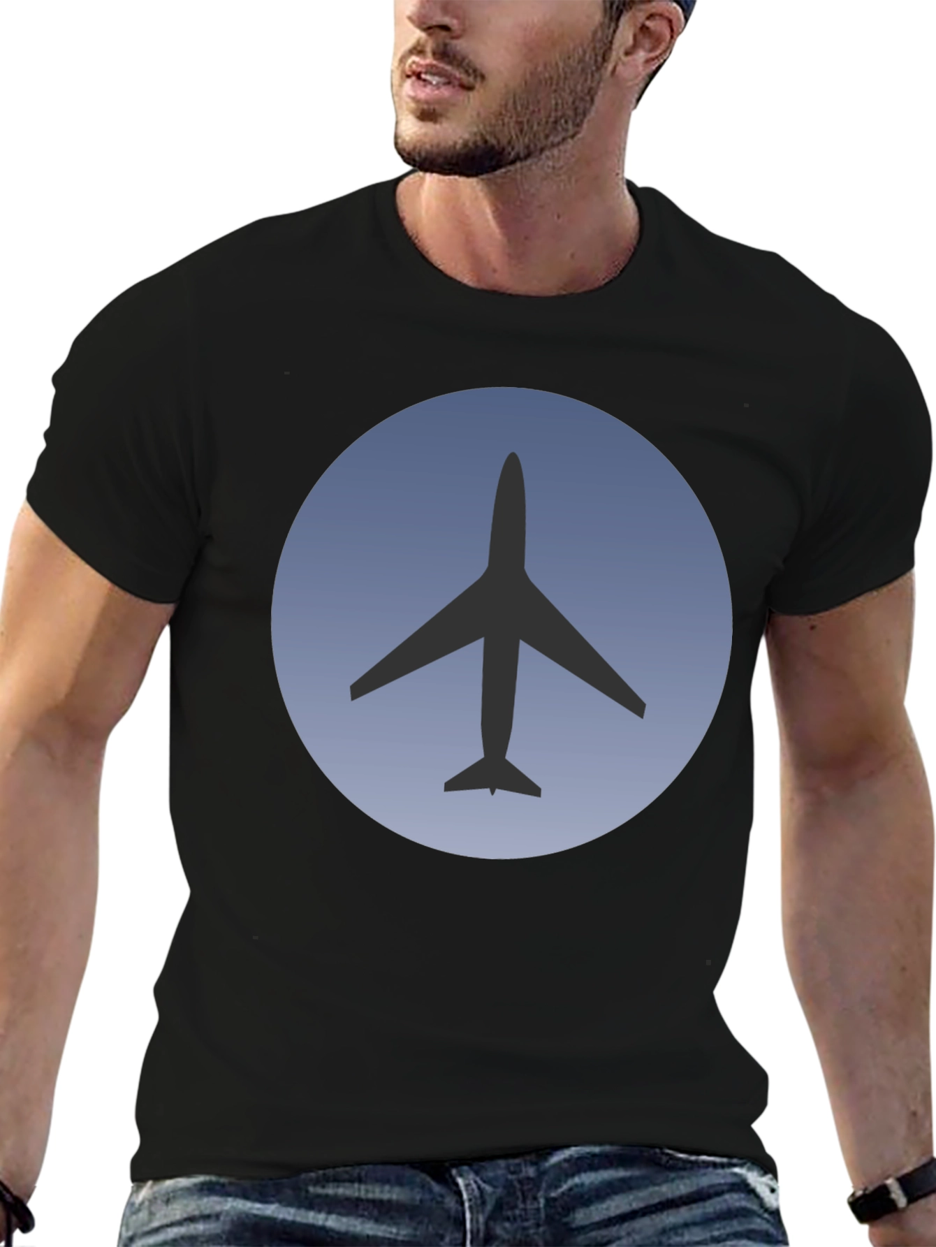 Airplane Graphic Tee - Stylish Jet Setter T-Shirt