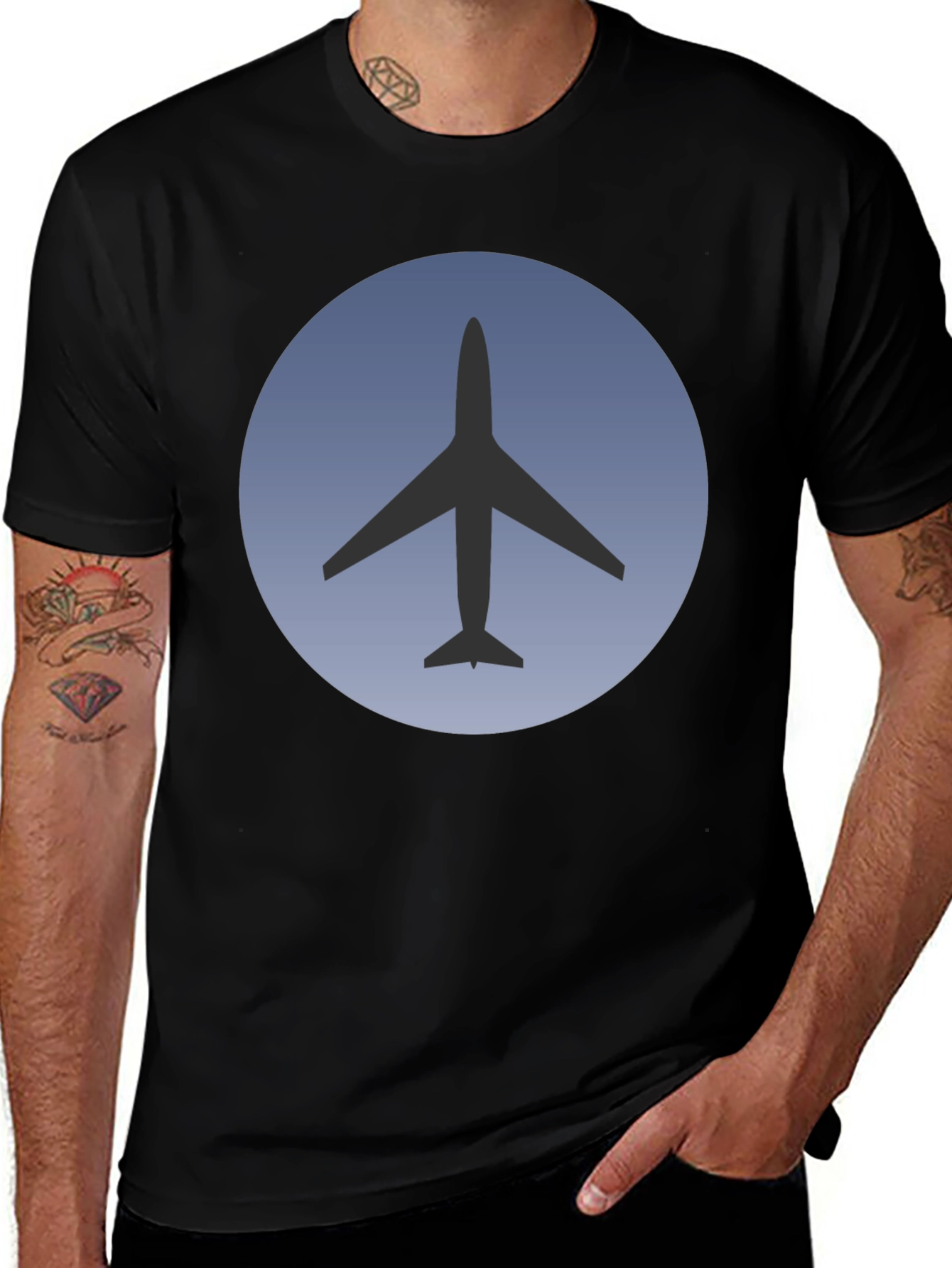 Airplane Graphic Tee - Stylish Jet Setter T-Shirt