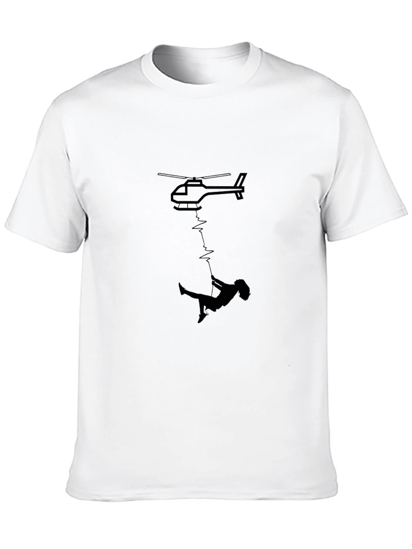 Helicopter Rescue Black T-Shirt
