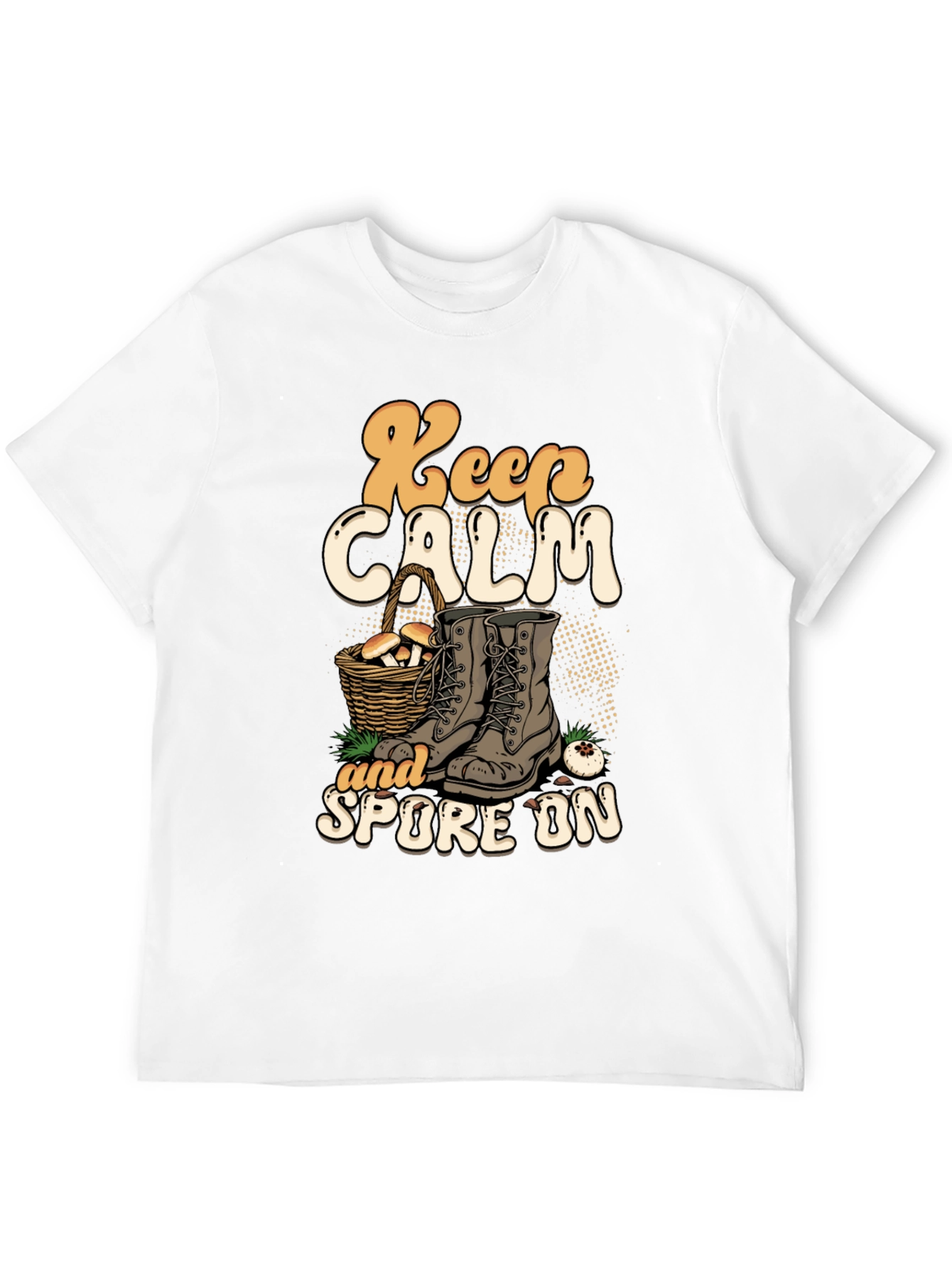 Keep Calm and Spore On Graphic T-Shirt
