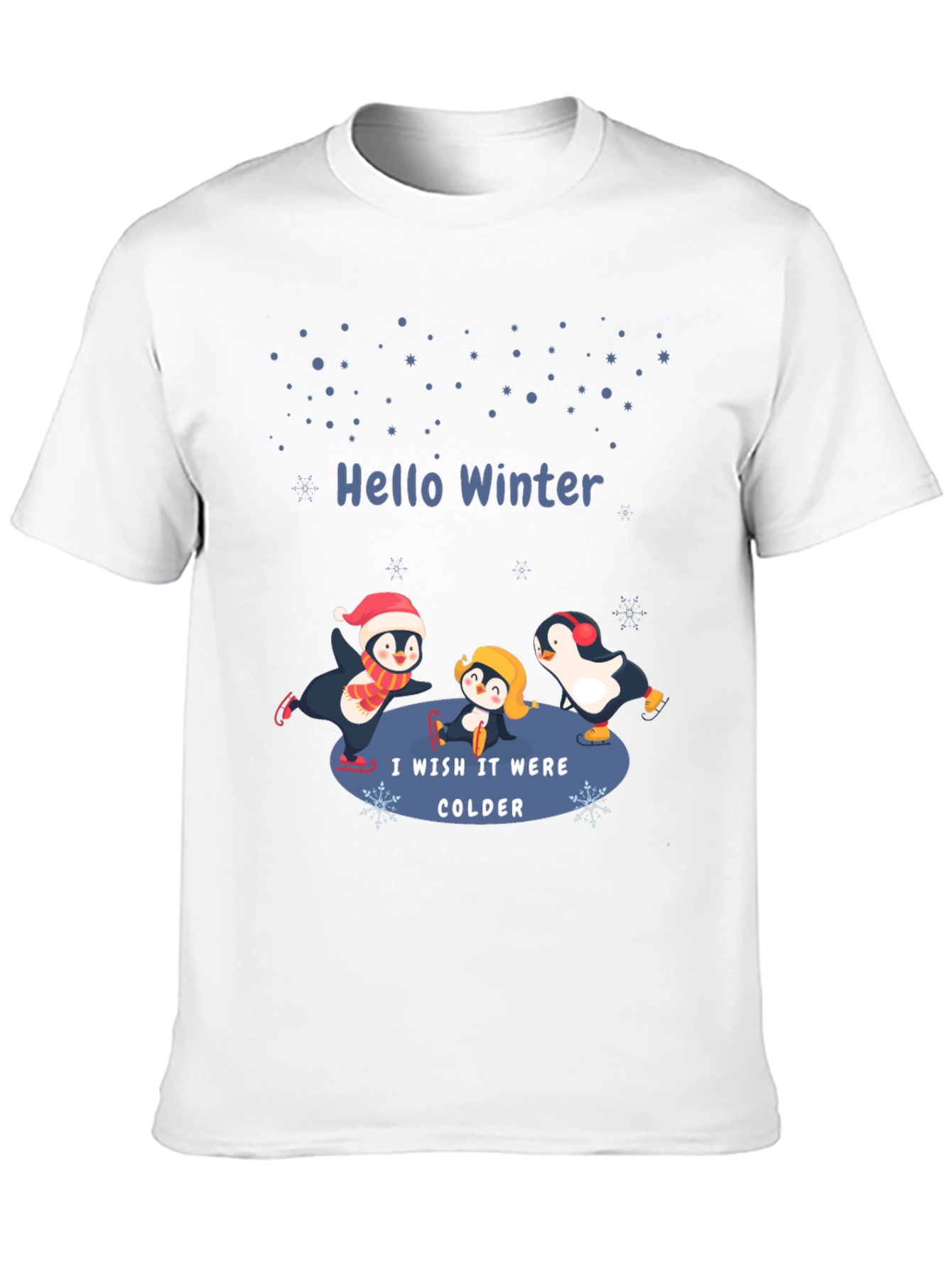 Winter Penguin Graphic T-Shirt