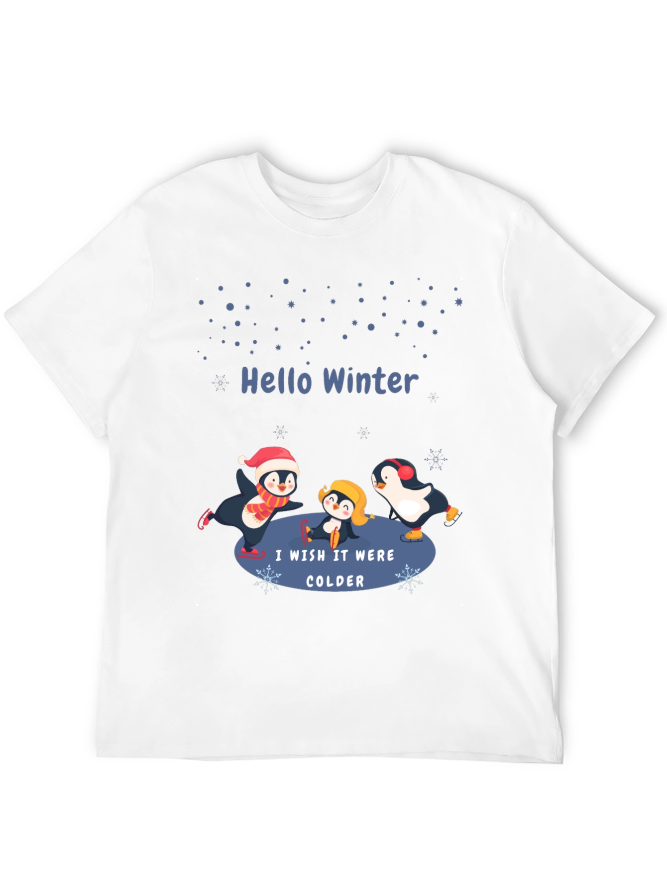 Winter Penguin Graphic T-Shirt
