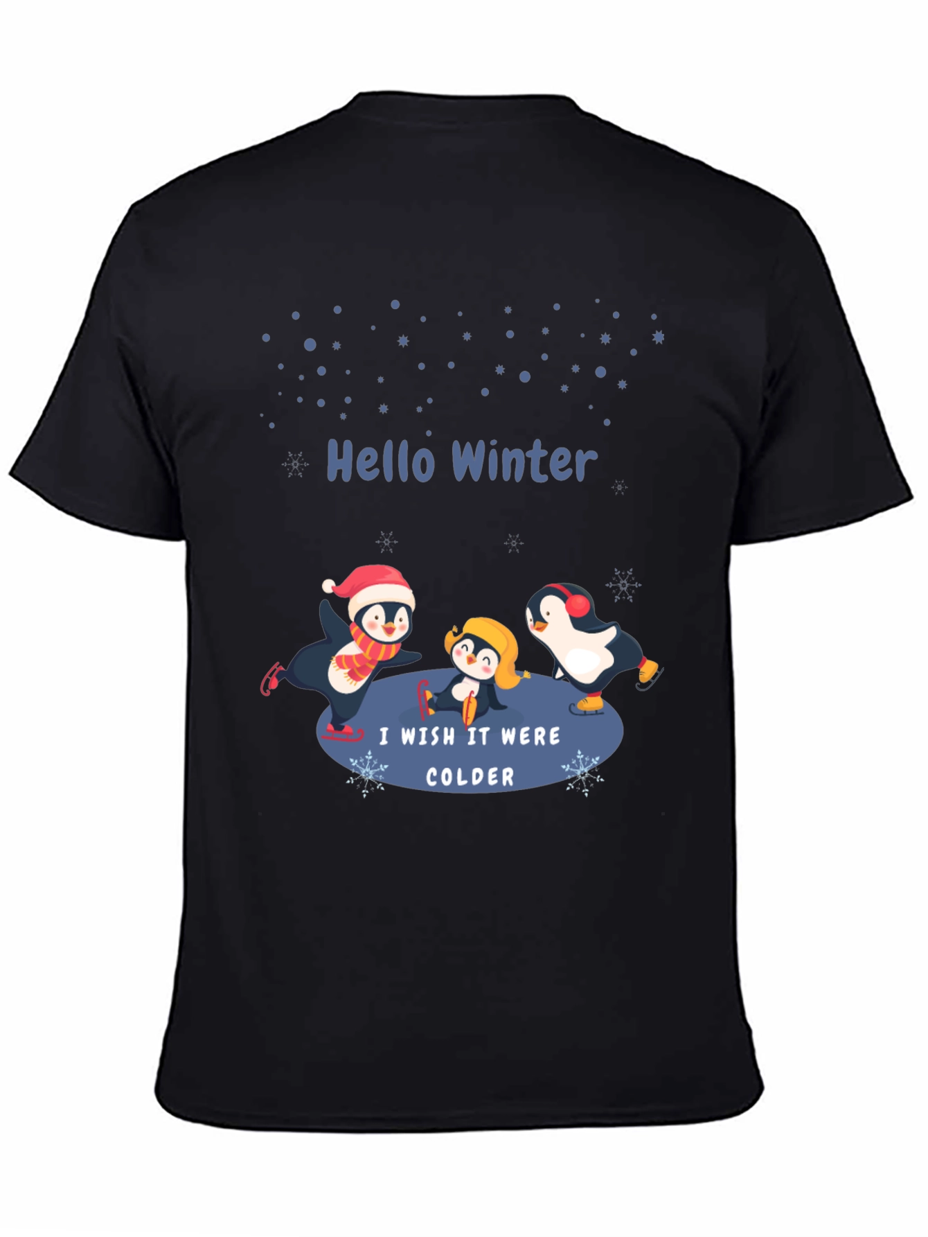 Winter Penguin Graphic T-Shirt