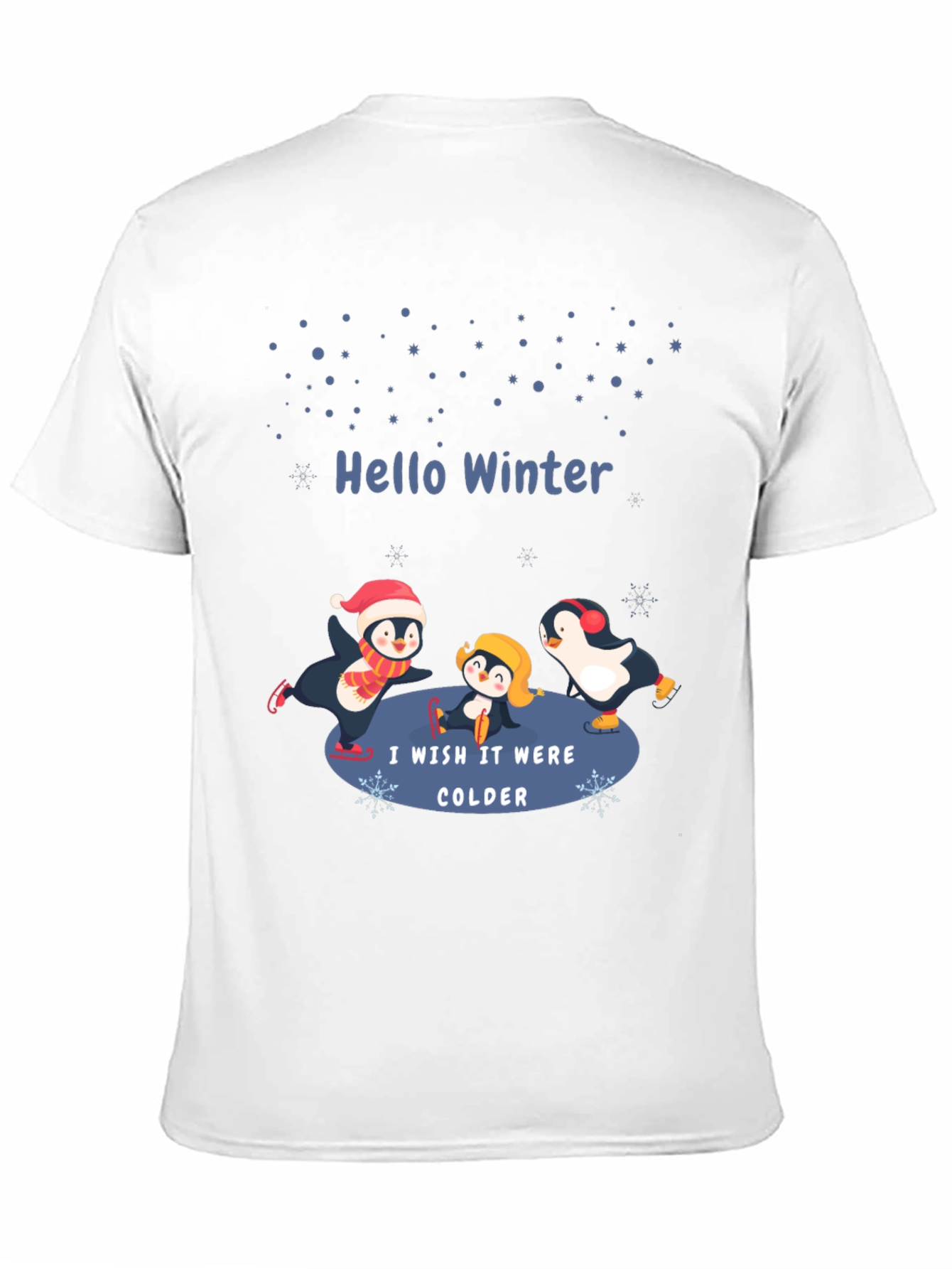 Winter Penguin Graphic T-Shirt