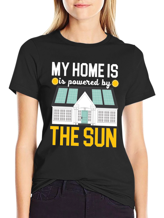 Eco-Friendly Solar Powered Home T-Shirt