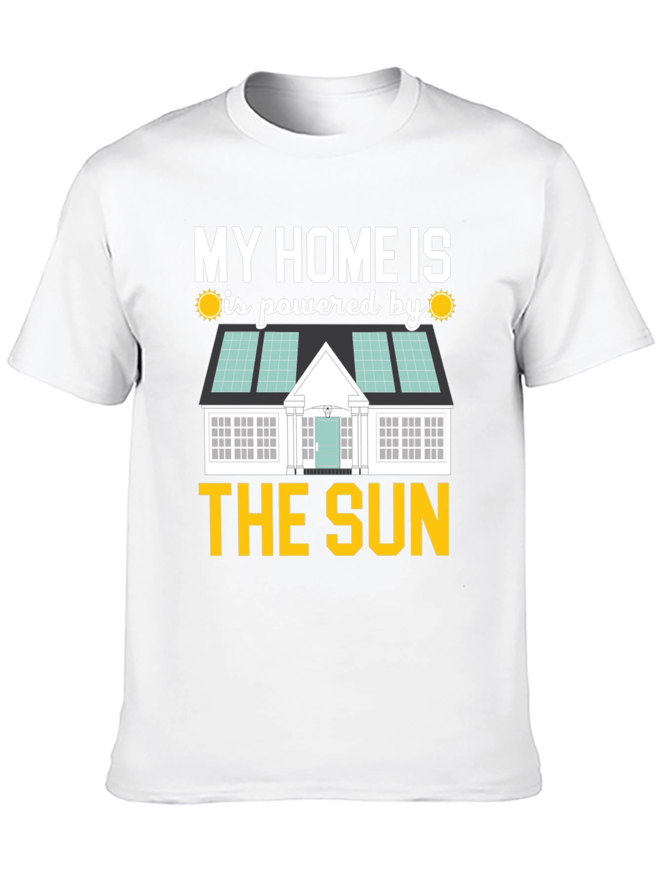 Eco-Friendly Solar Powered Home T-Shirt