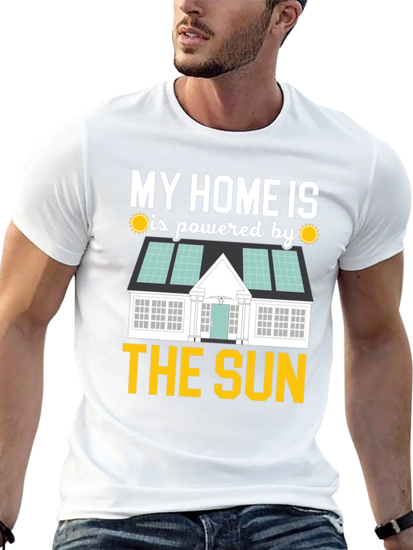 Eco-Friendly Solar Powered Home T-Shirt