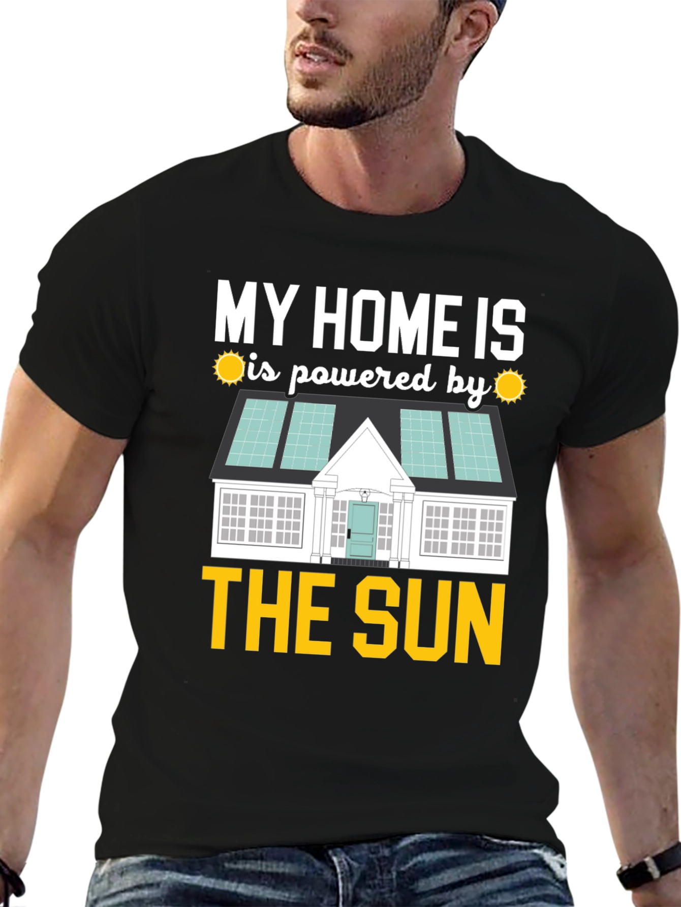Eco-Friendly Solar Powered Home T-Shirt