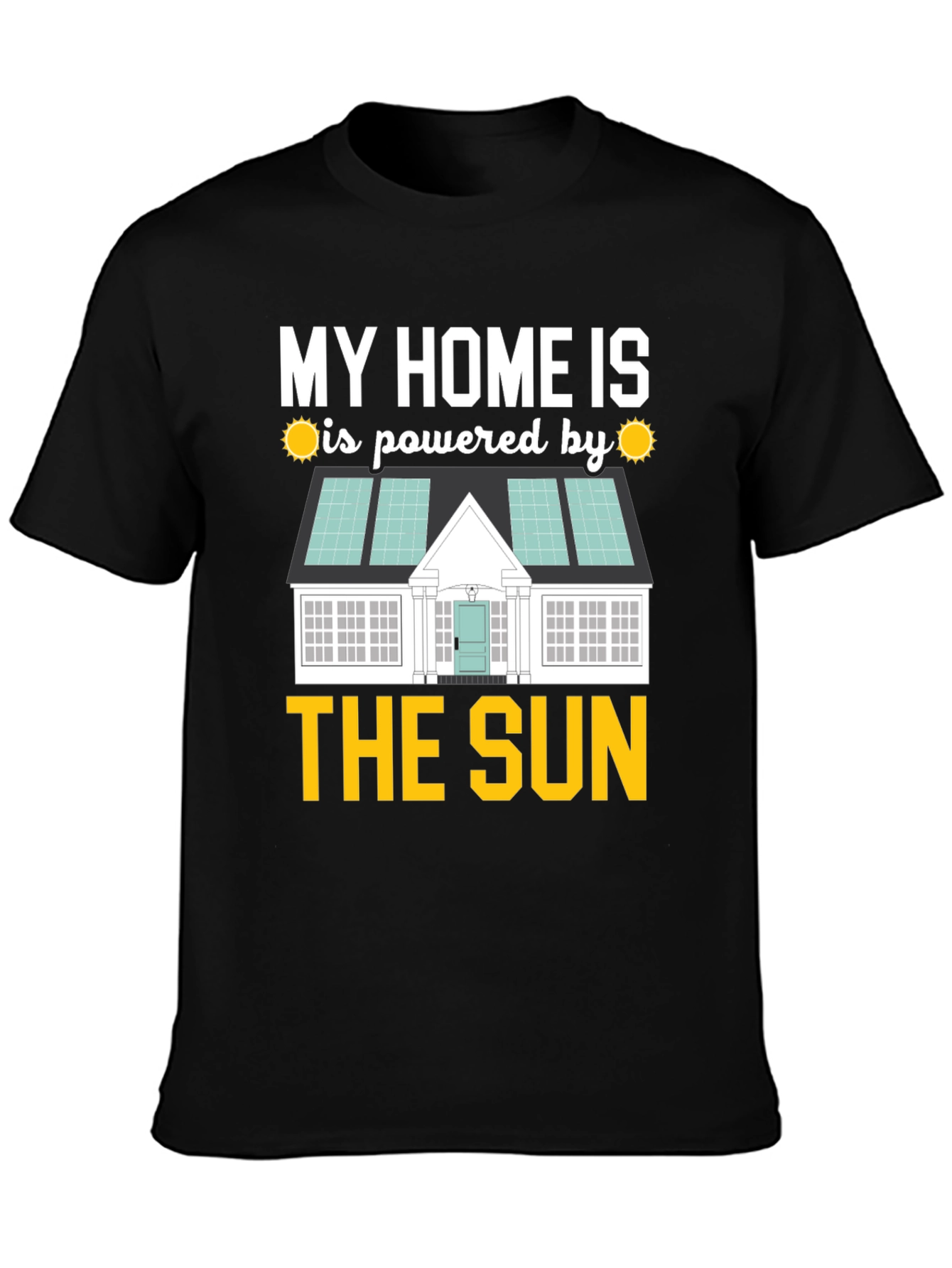 Eco-Friendly Solar Powered Home T-Shirt