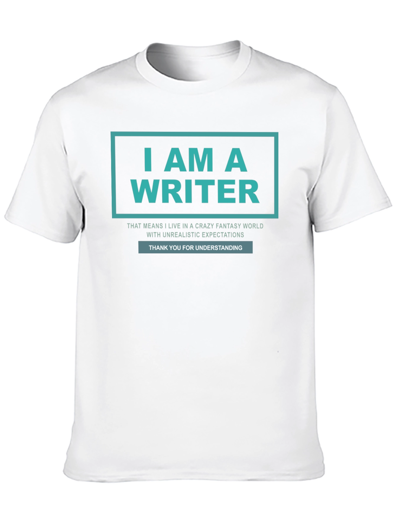 I AM A WRITER T-Shirt - Black Tee