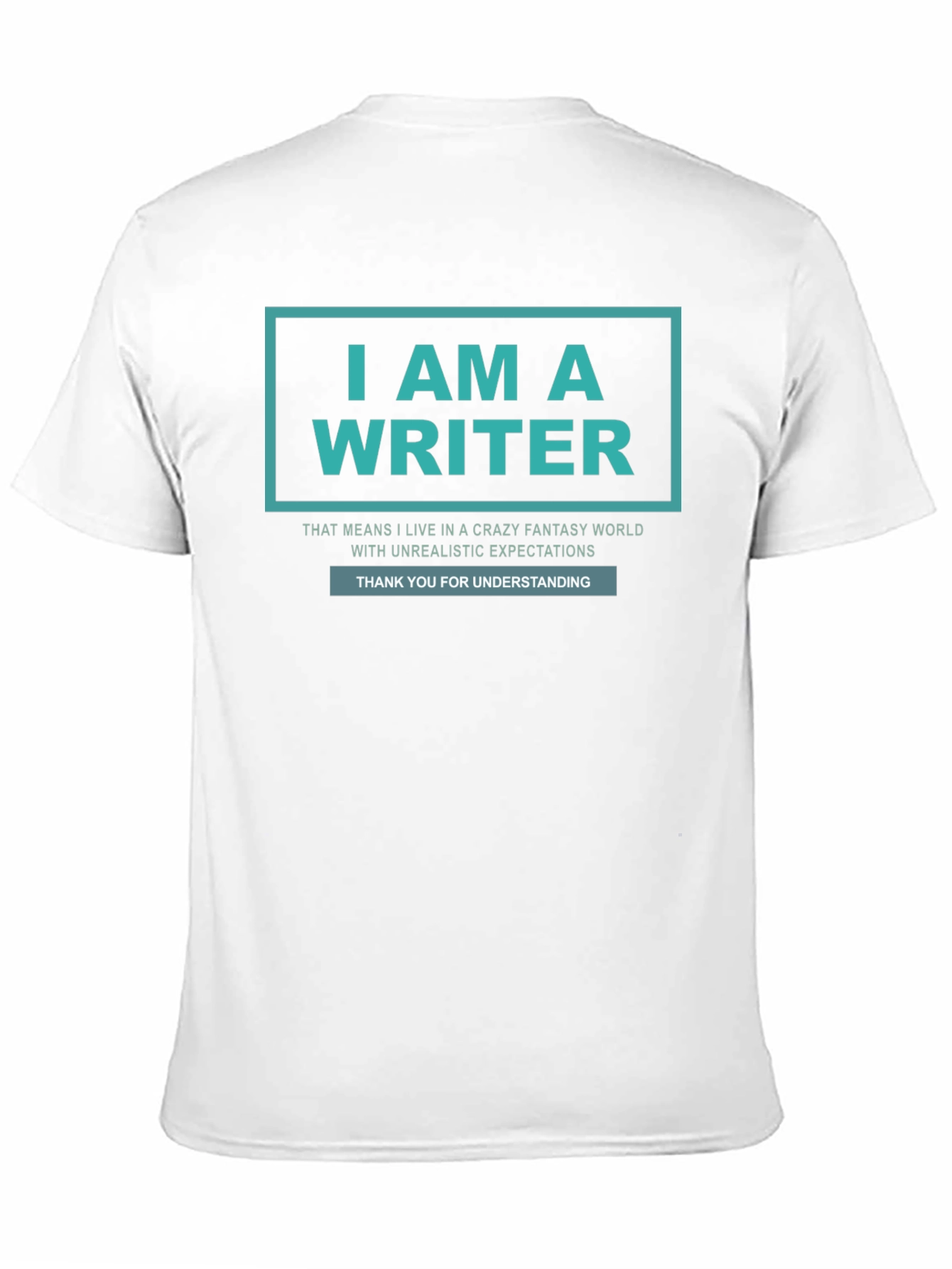 I AM A WRITER T-Shirt - Black Tee