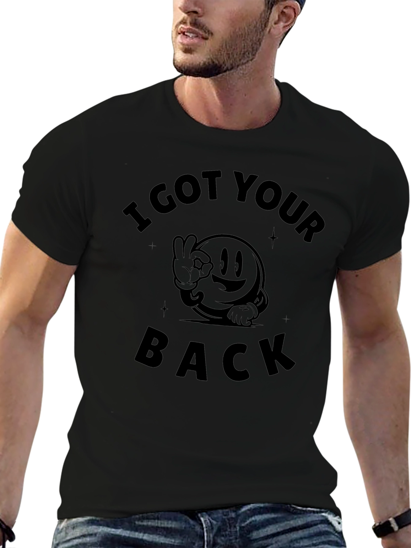 I Got Your Back Black Graphic Tee