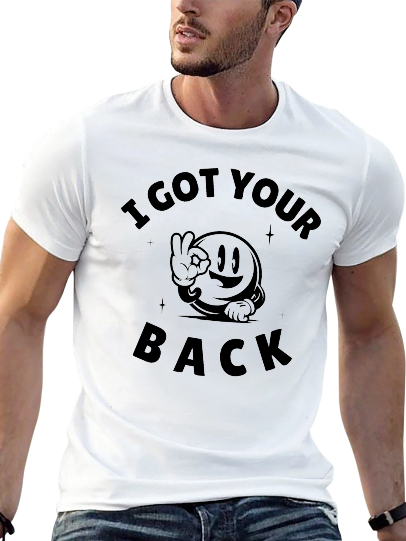 I Got Your Back Black Graphic Tee
