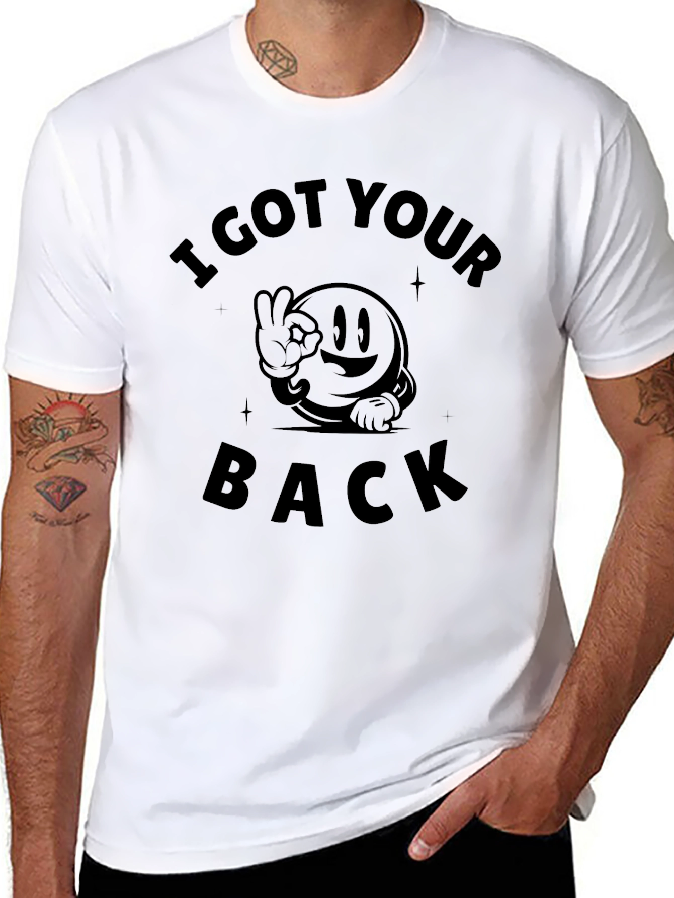 I Got Your Back Black Graphic Tee