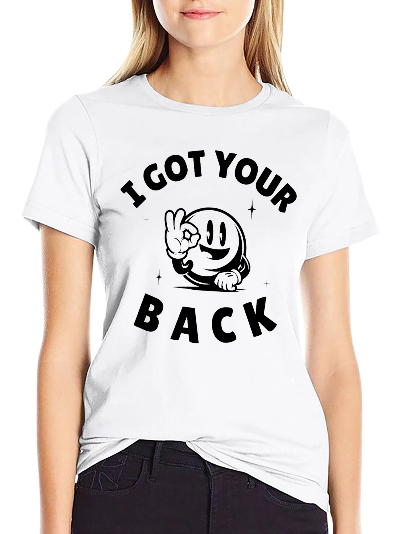 I Got Your Back Black Graphic Tee
