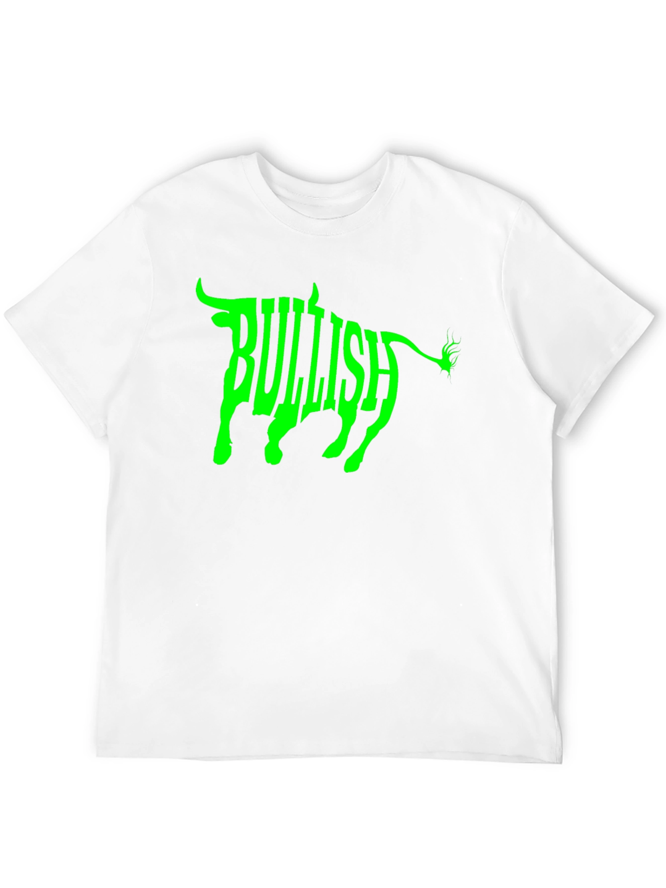 Bullish Graphic Tee - Black Cotton T-Shirt