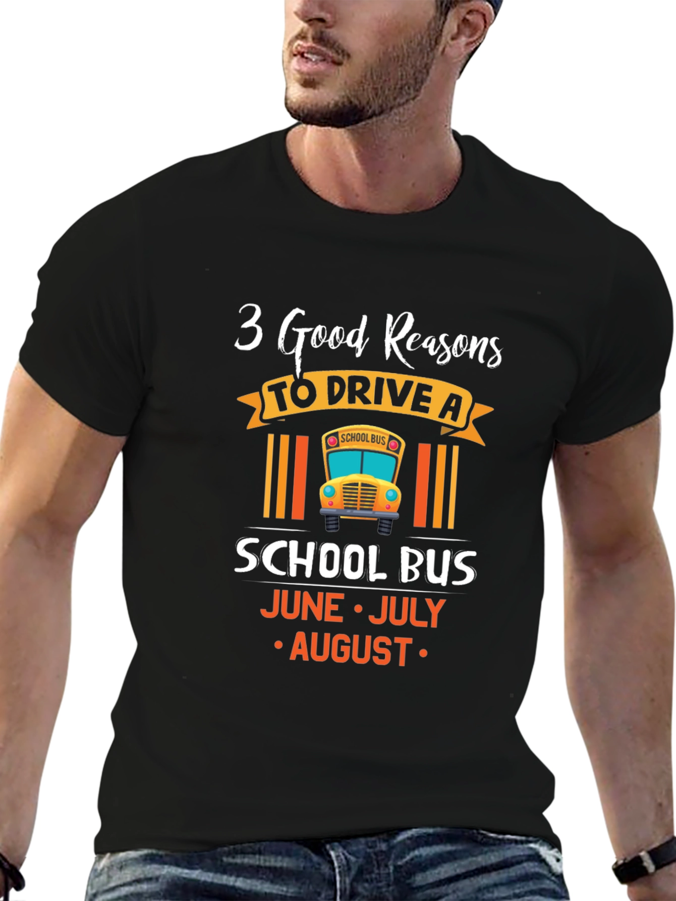 3 Good Reasons School Bus Driver T-Shirt