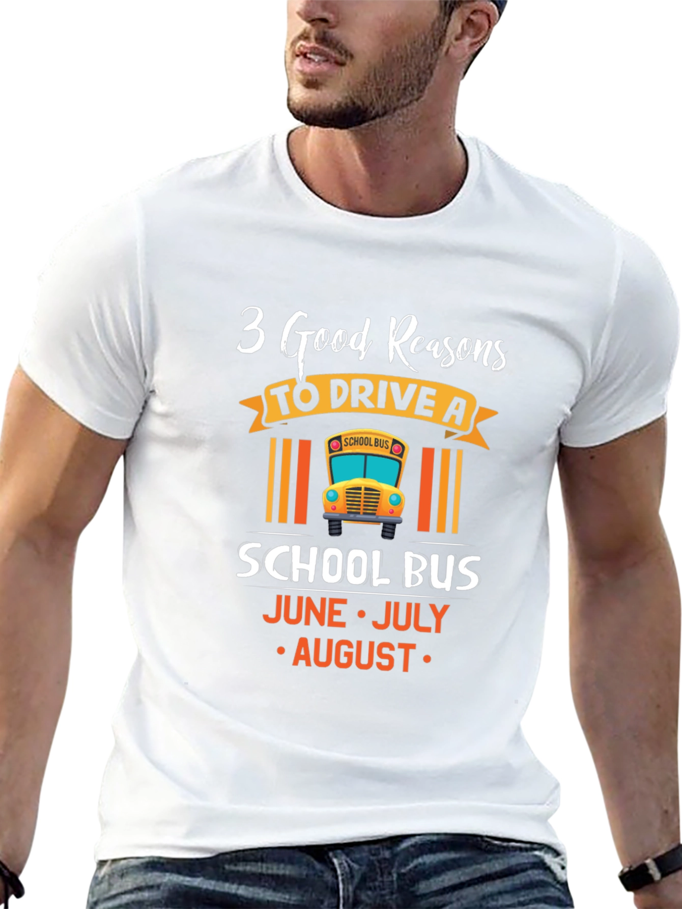 3 Good Reasons School Bus Driver T-Shirt