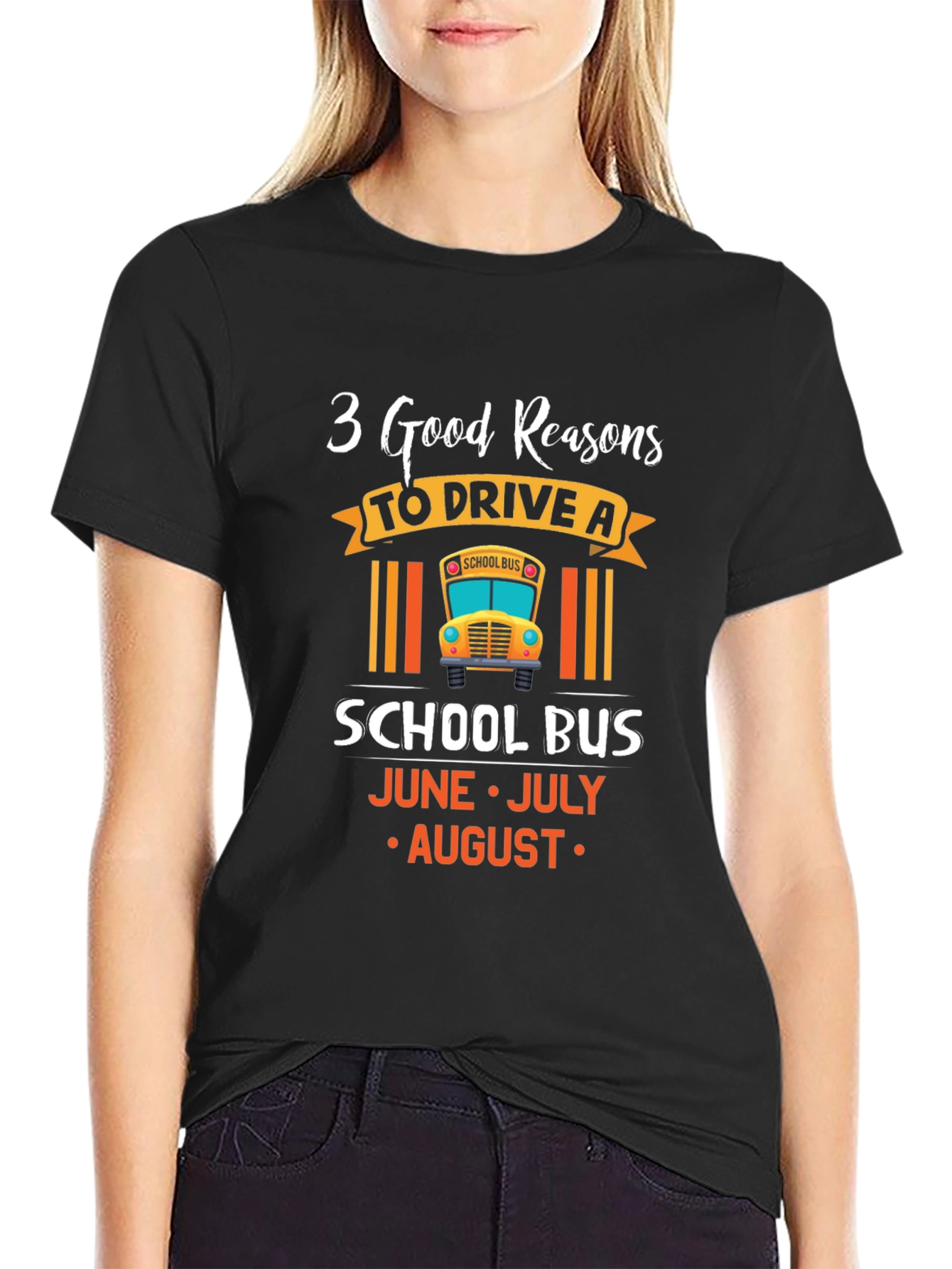 3 Good Reasons School Bus Driver T-Shirt