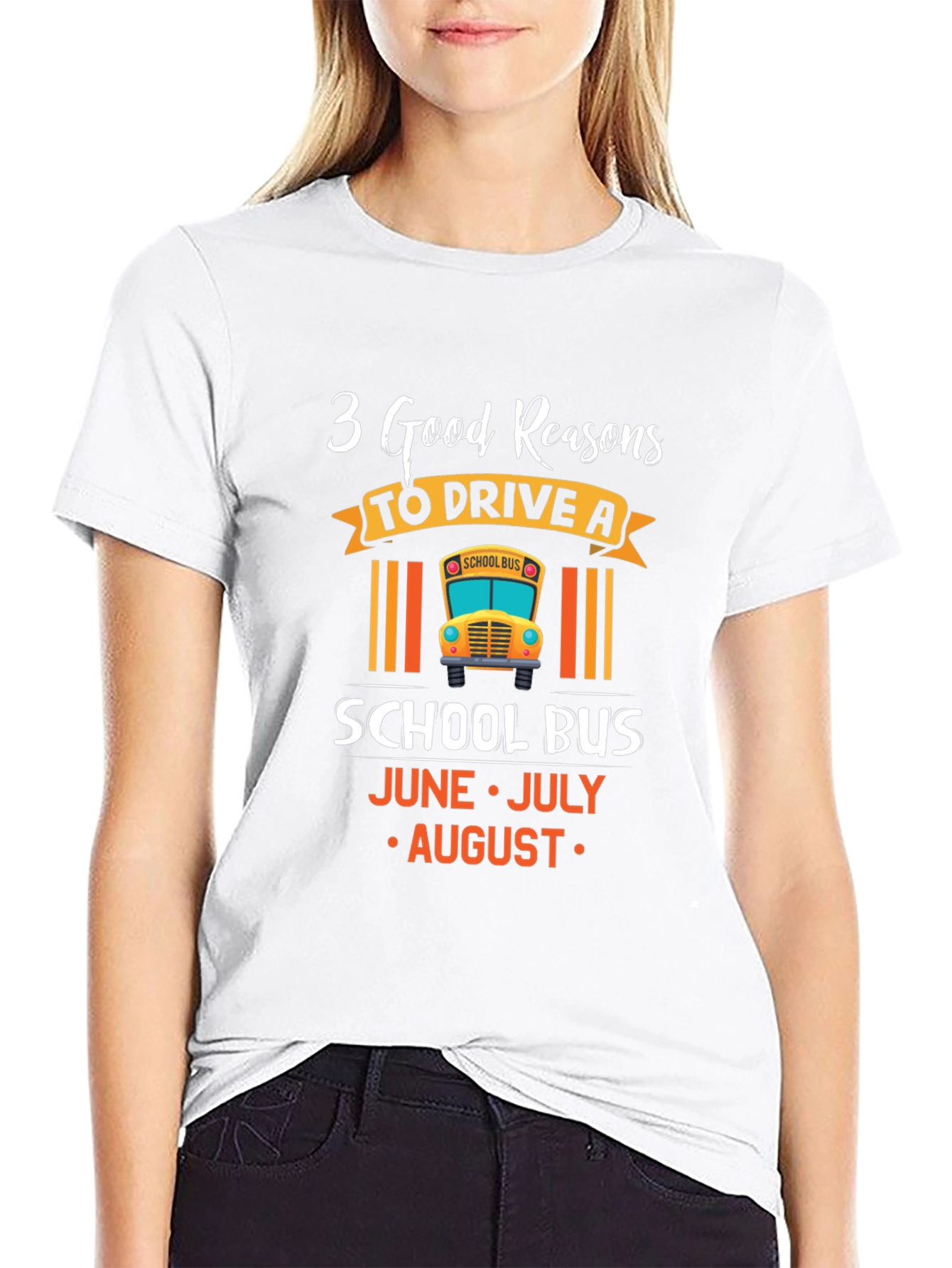 3 Good Reasons School Bus Driver T-Shirt
