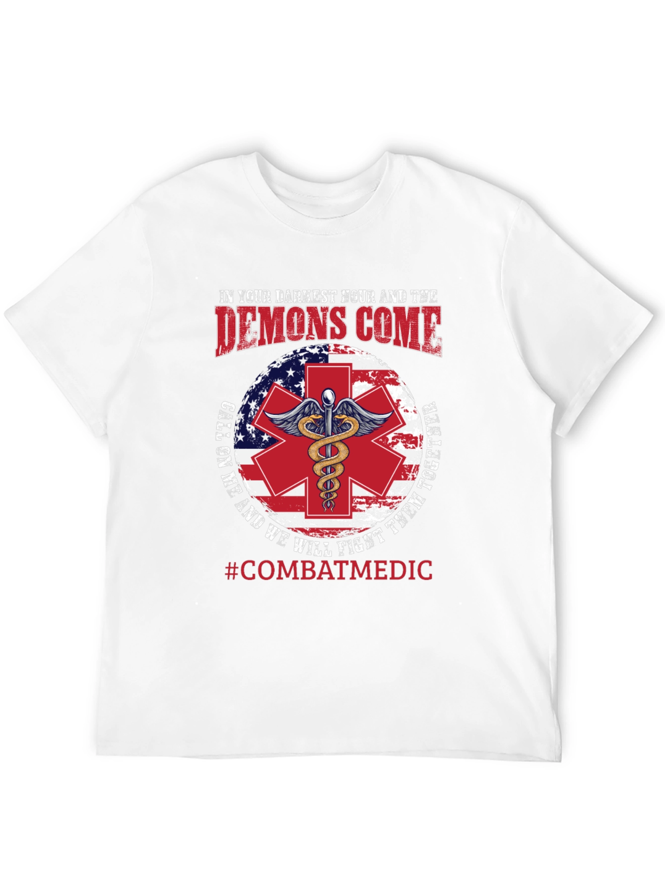 Combat Medic T-Shirt: Darkest Hour Design