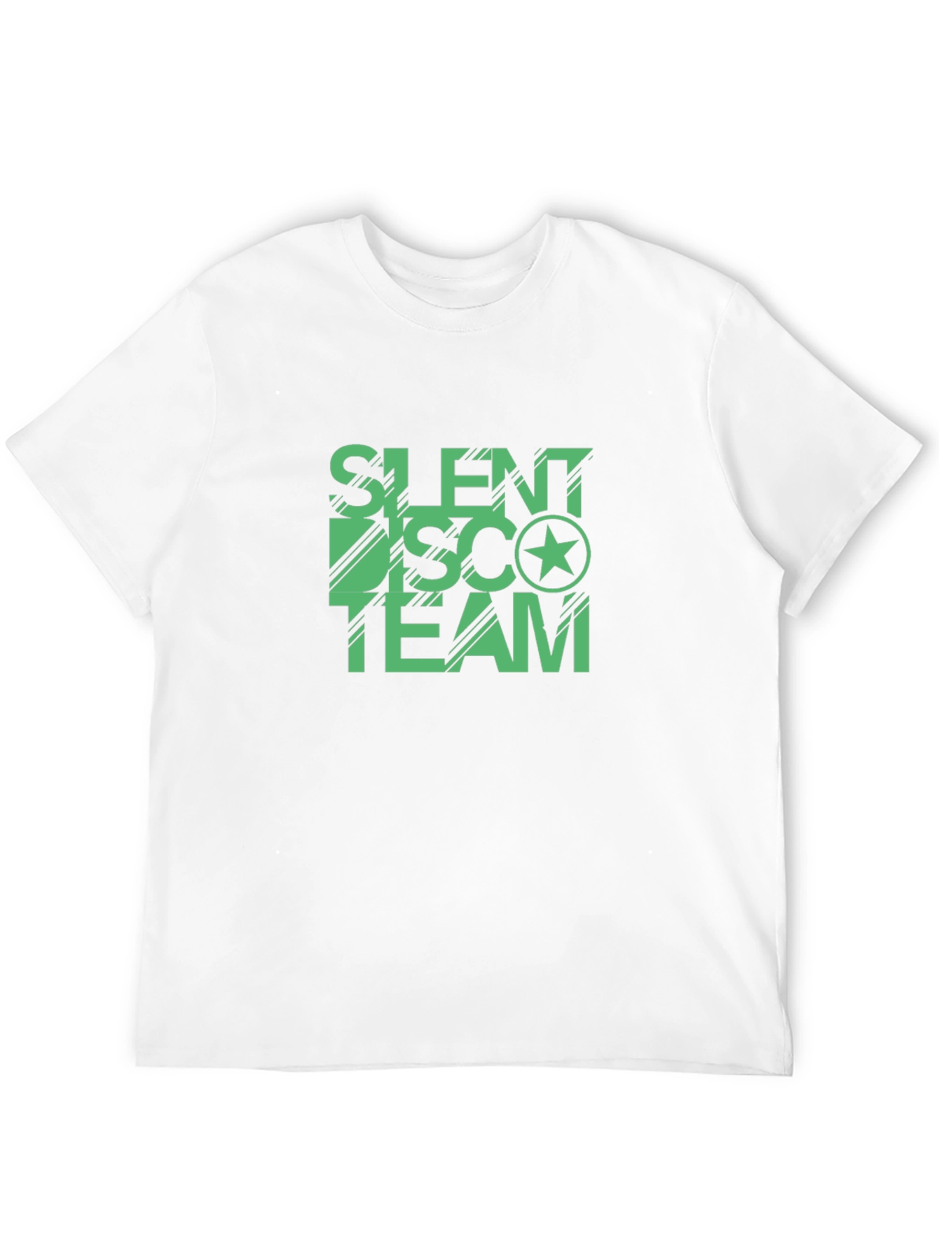 Silent Disco Team Graphic Tee - Black Cotton