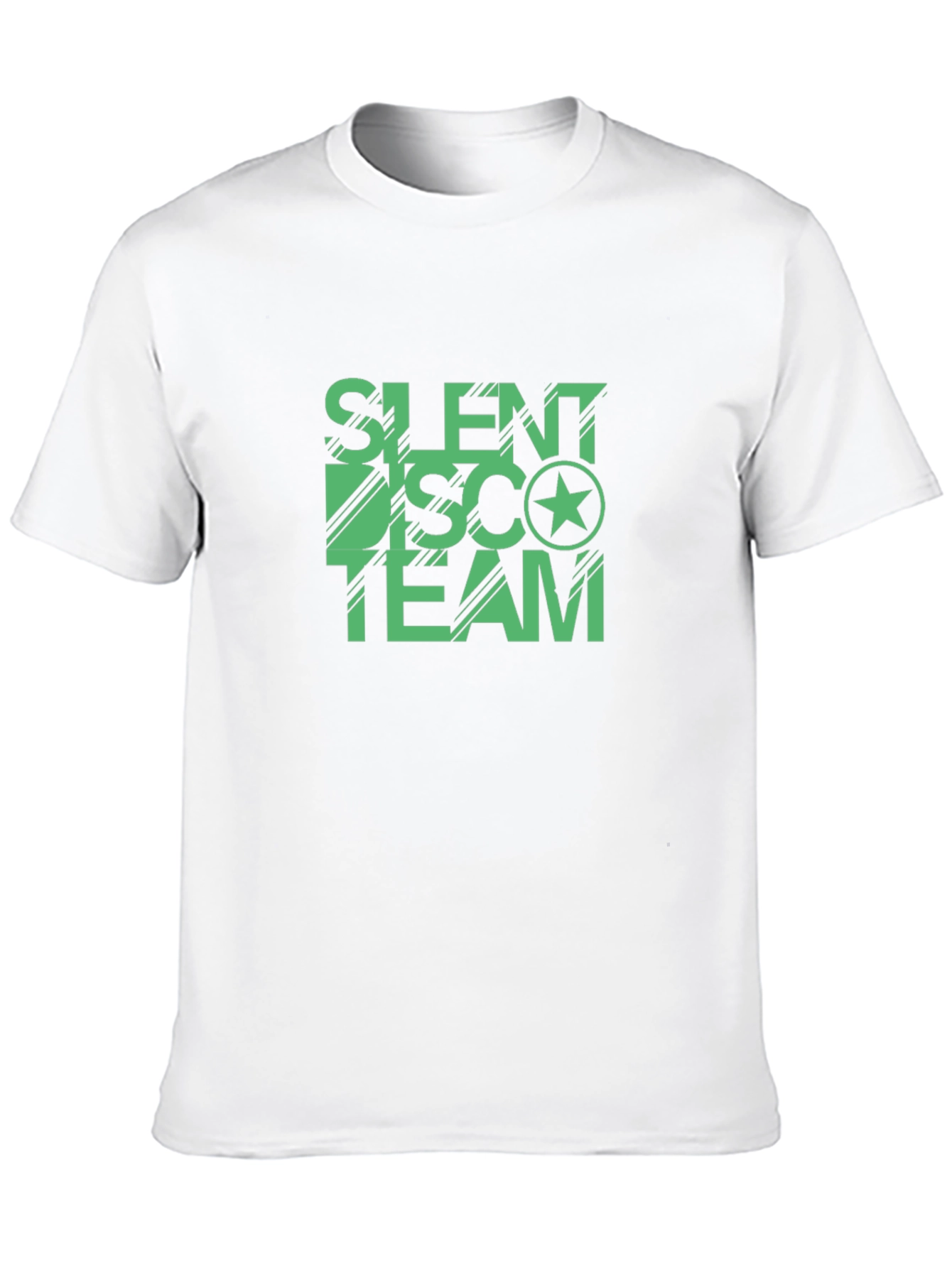 Silent Disco Team Graphic Tee - Black Cotton