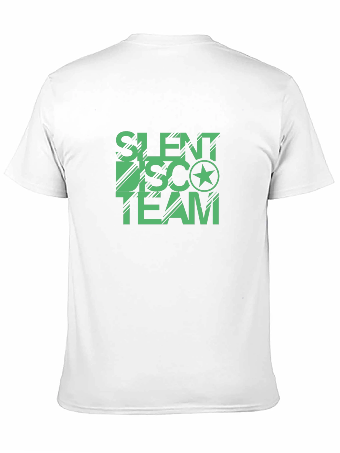 Silent Disco Team Graphic Tee - Black Cotton