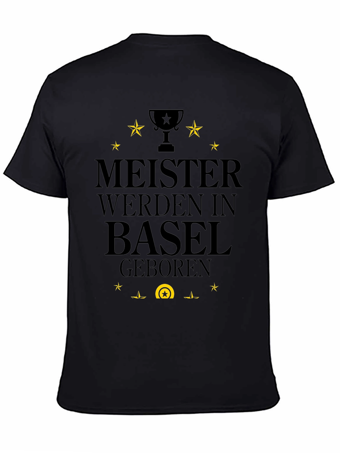 Basel Champion T-Shirt - Black Graphic Tee