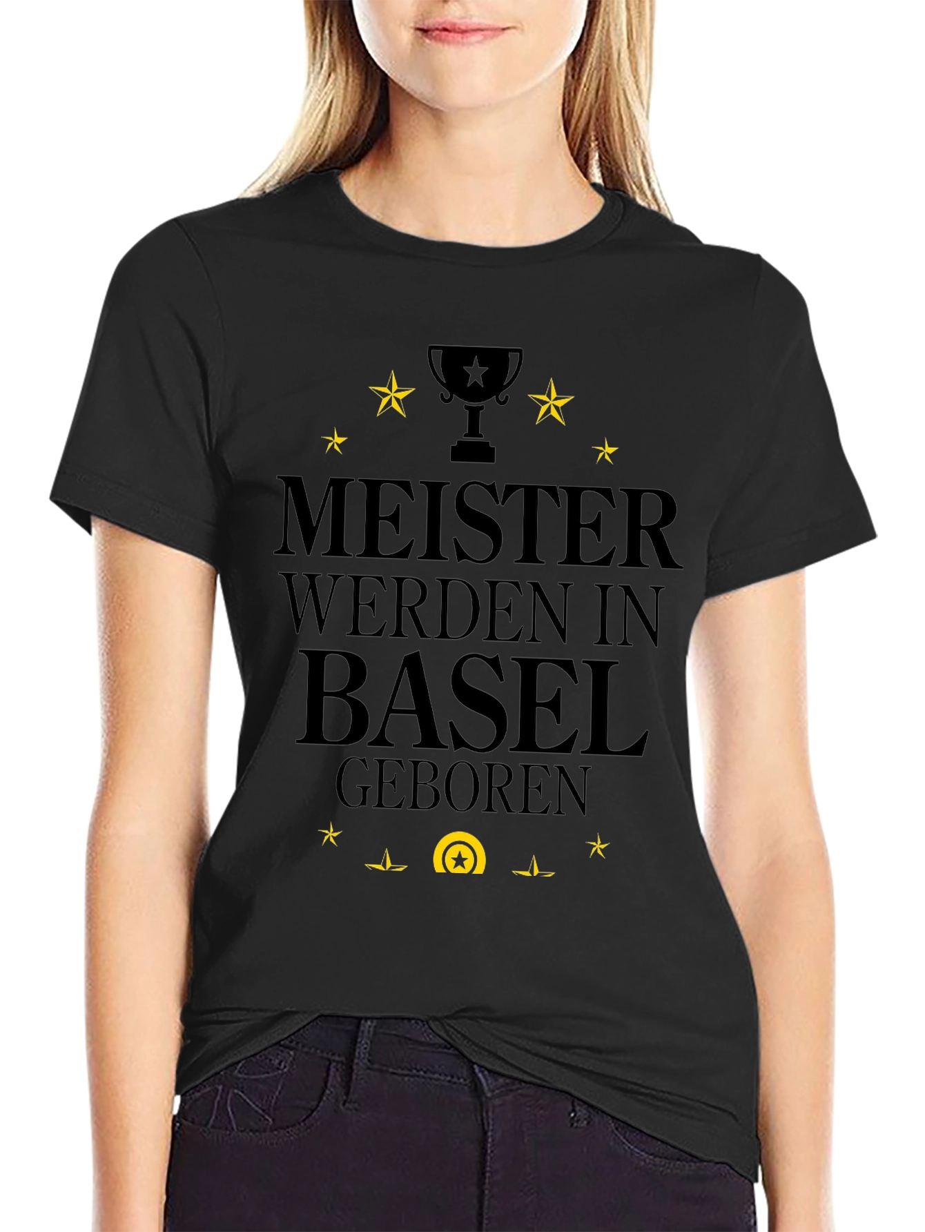 Basel Champion T-Shirt - Black Graphic Tee