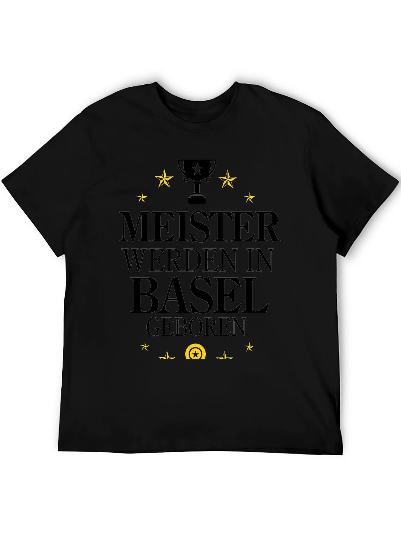 Basel Champion T-Shirt - Black Graphic Tee