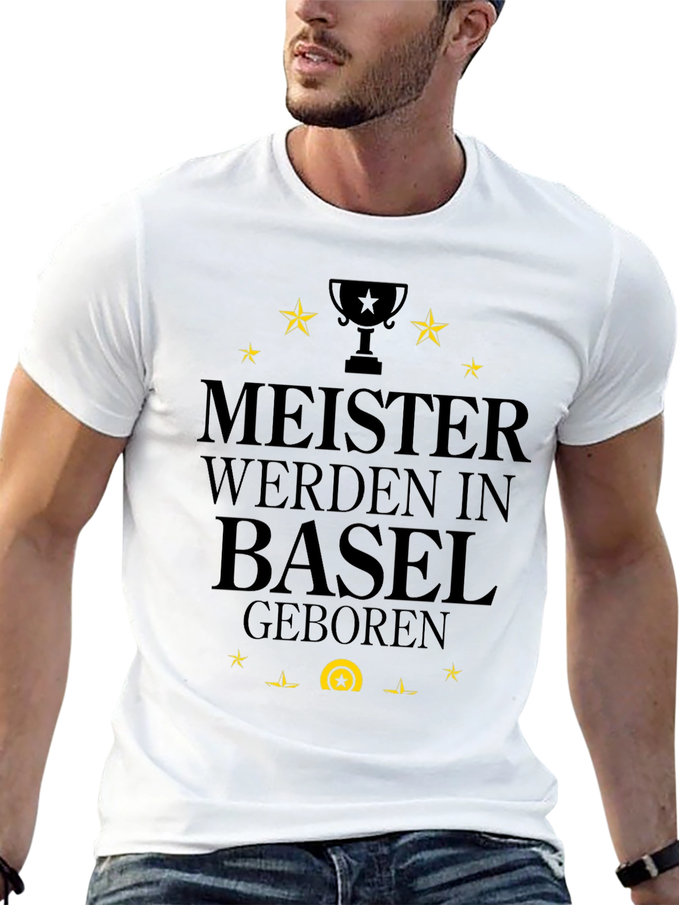 Basel Champion T-Shirt - Black Graphic Tee