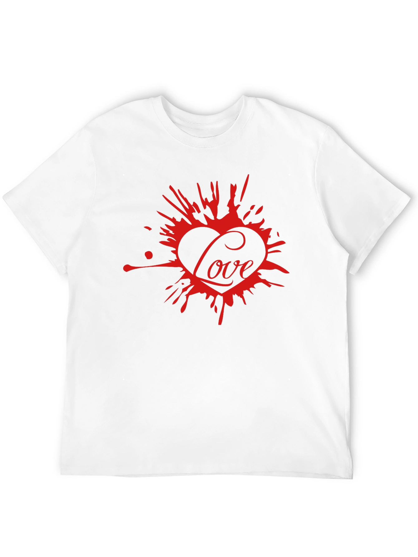 Love Splash Tee - Modern Graphic Print