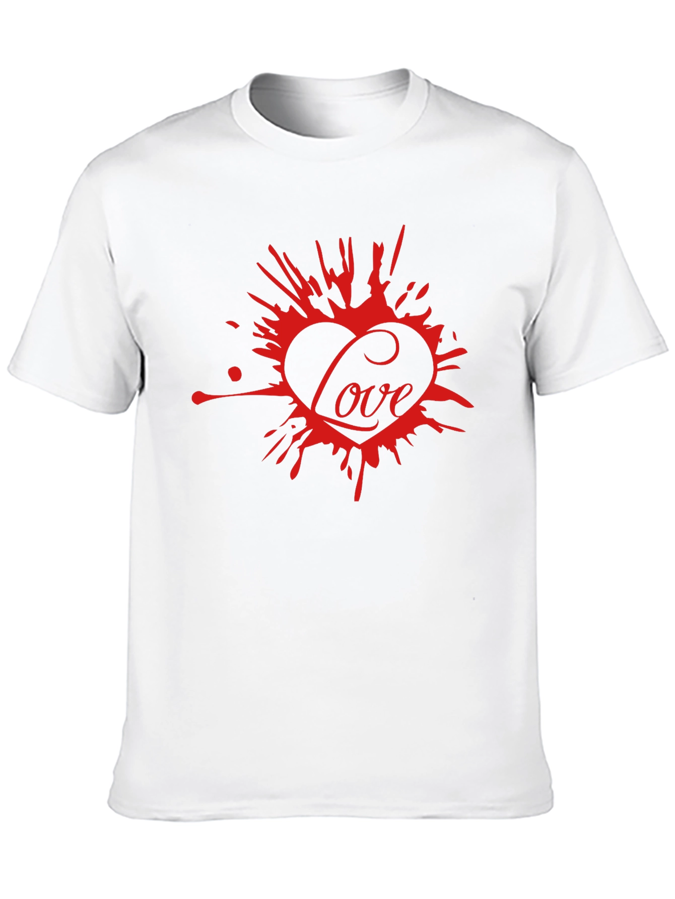 Love Splash Tee - Modern Graphic Print