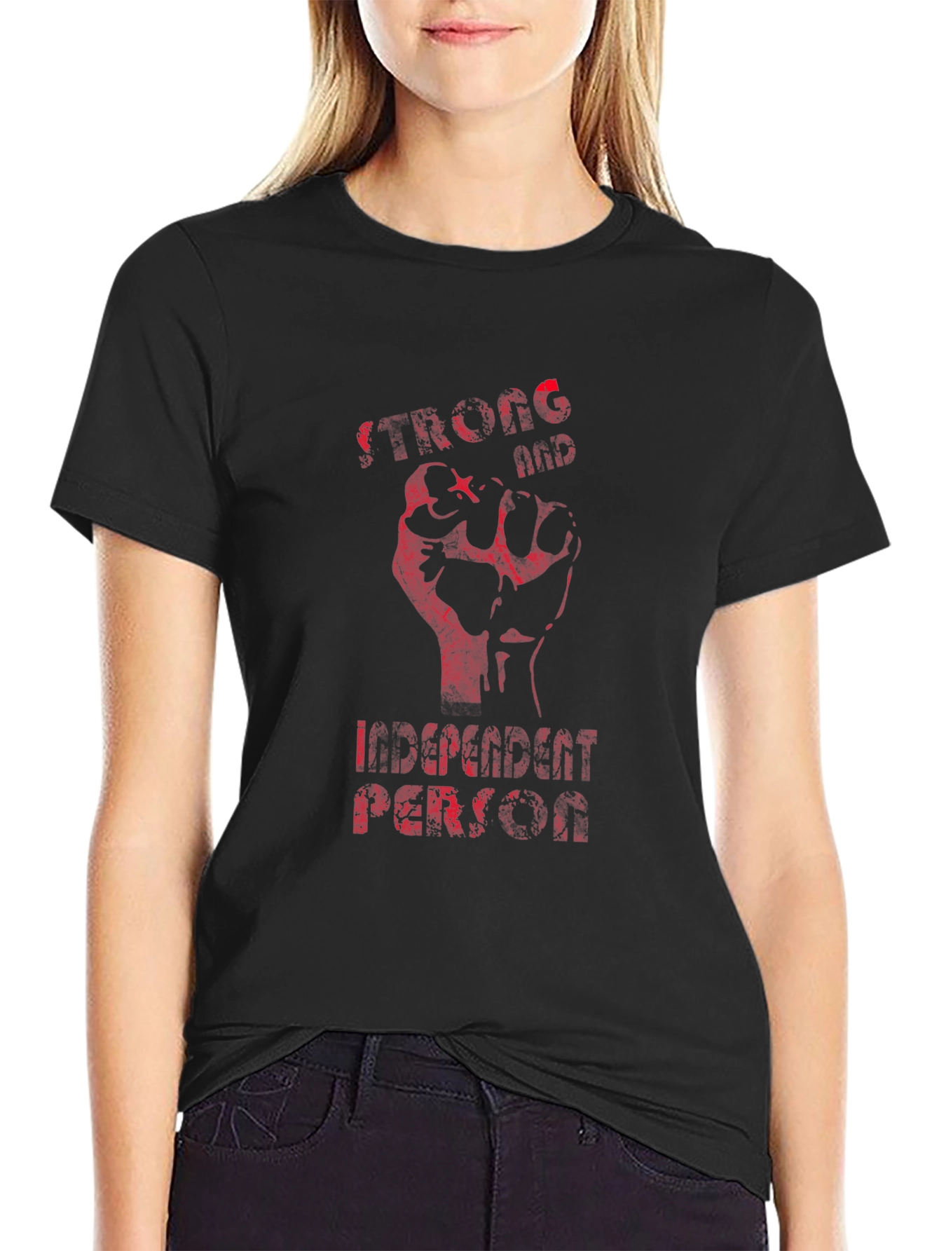 Strong Independent Person Graphic Tee