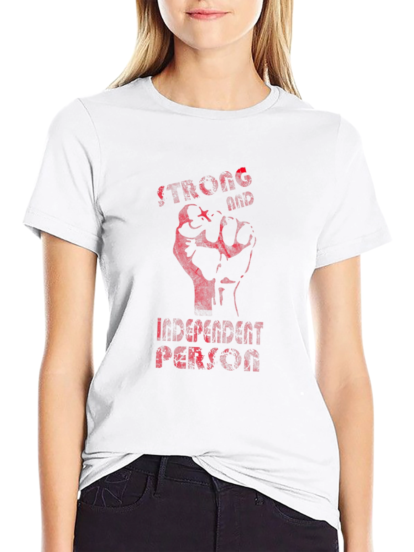Strong Independent Person Graphic Tee