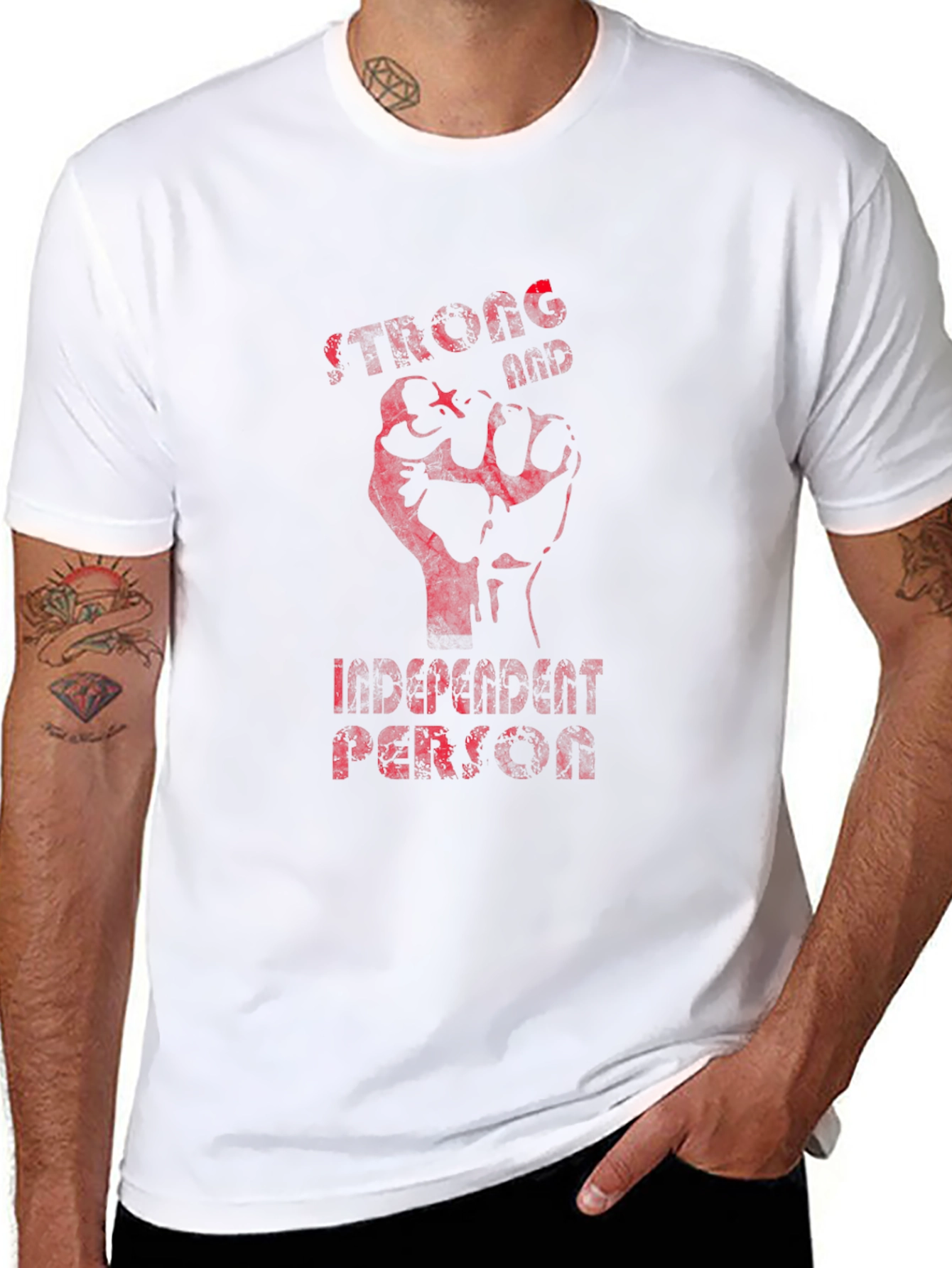 Strong Independent Person Graphic Tee