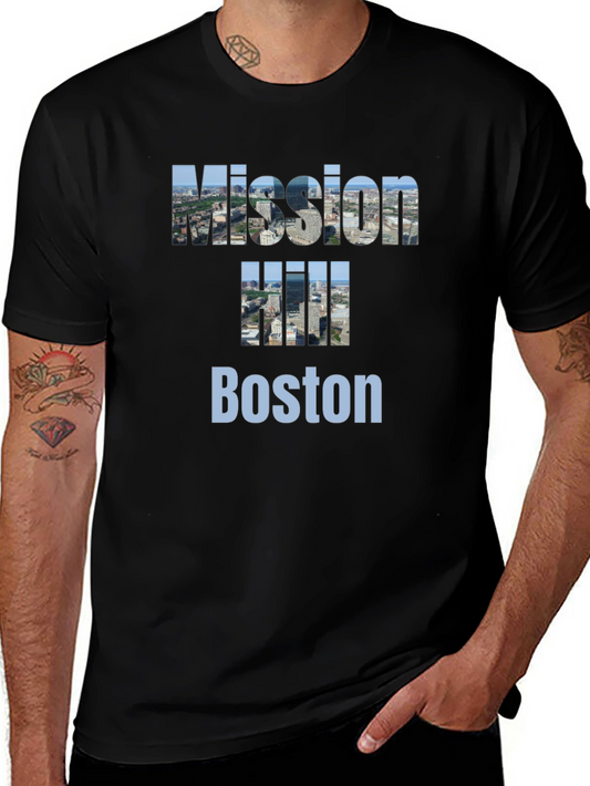 Mission Hill Boston Graphic Tee - Cityscape T-Shirt