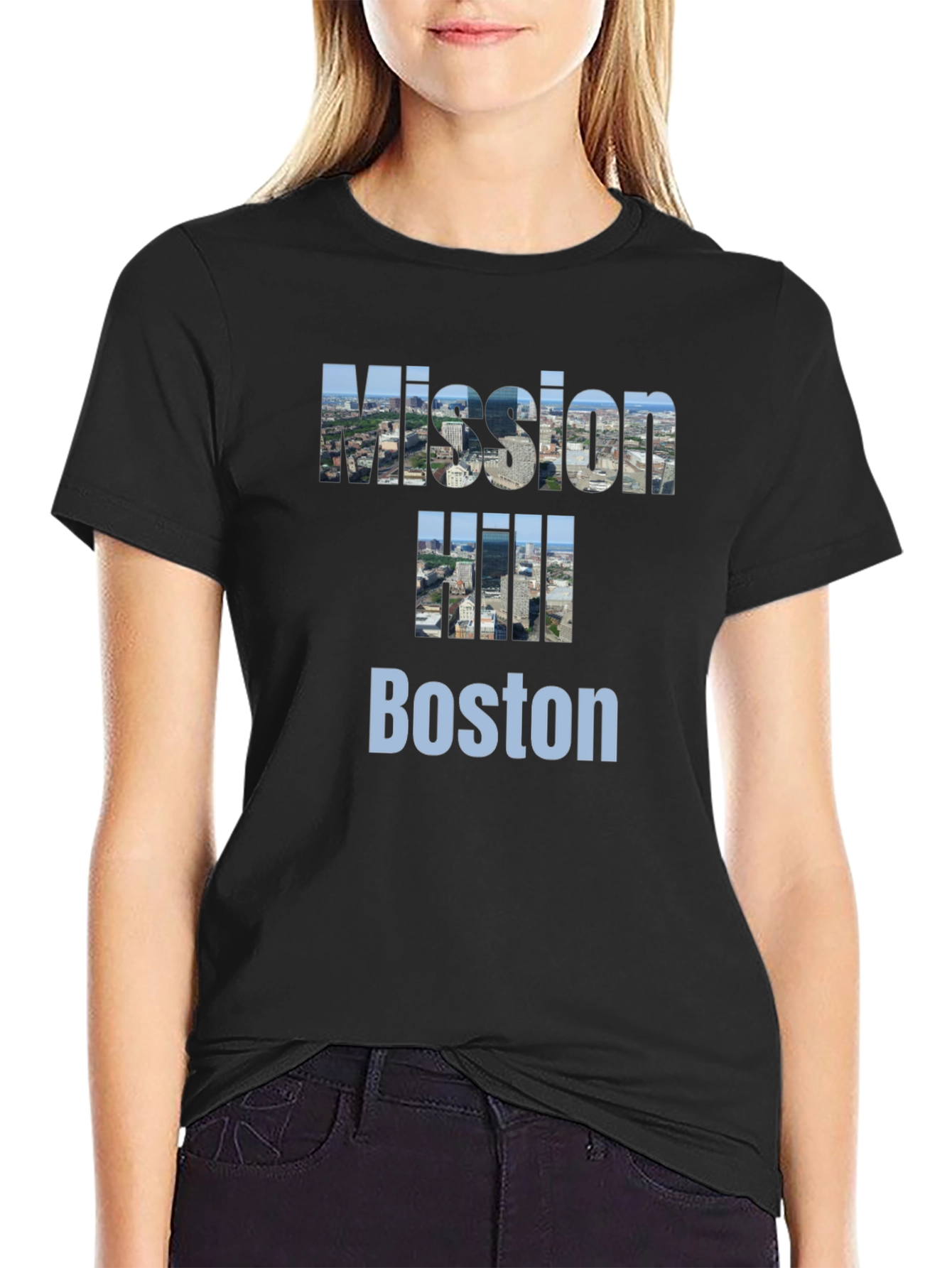 Mission Hill Boston Graphic Tee - Cityscape T-Shirt