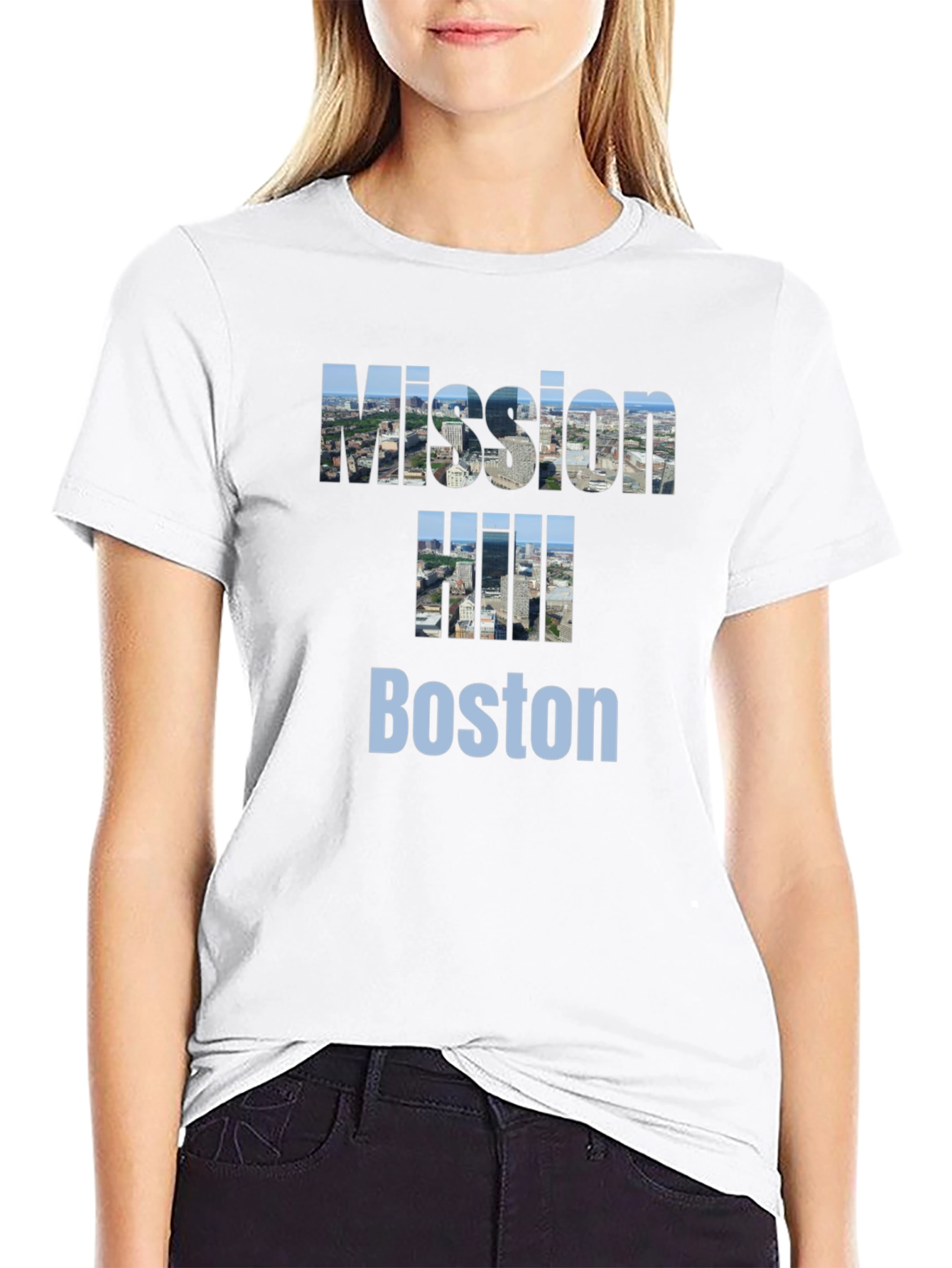 Mission Hill Boston Graphic Tee - Cityscape T-Shirt