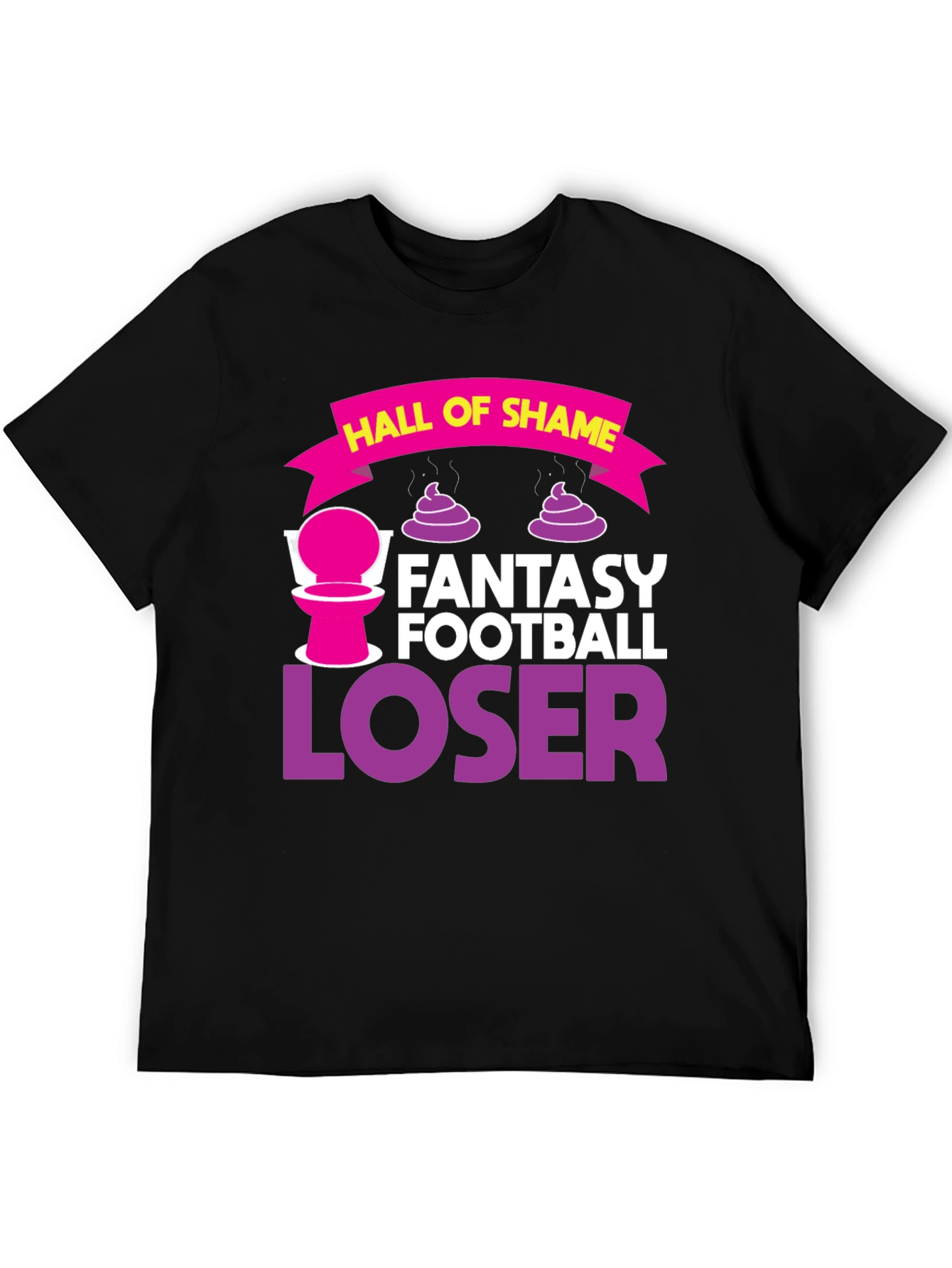Fantasy Football Loser T-Shirt Hall of Shame