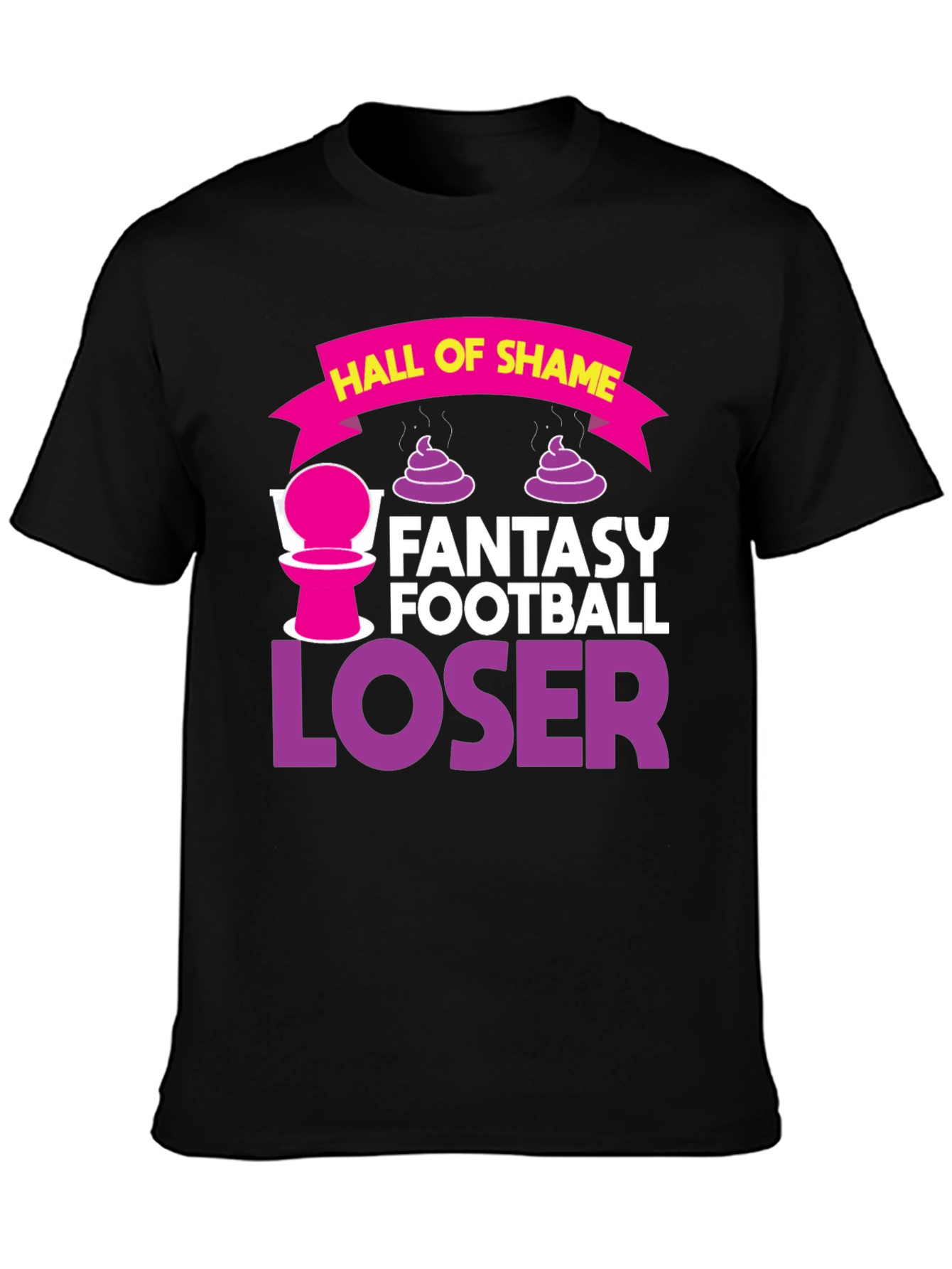 Fantasy Football Loser T-Shirt Hall of Shame