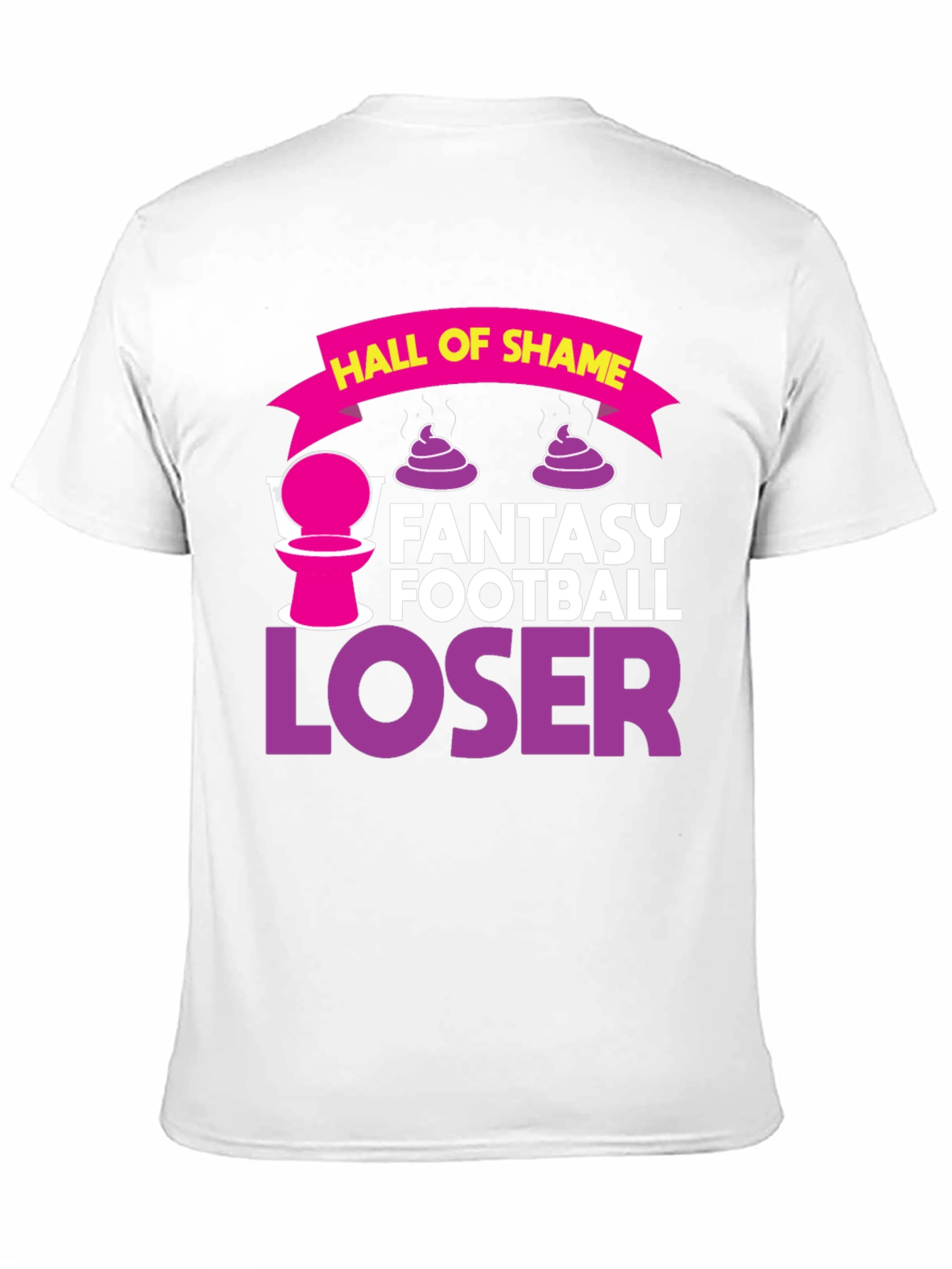 Fantasy Football Loser T-Shirt Hall of Shame