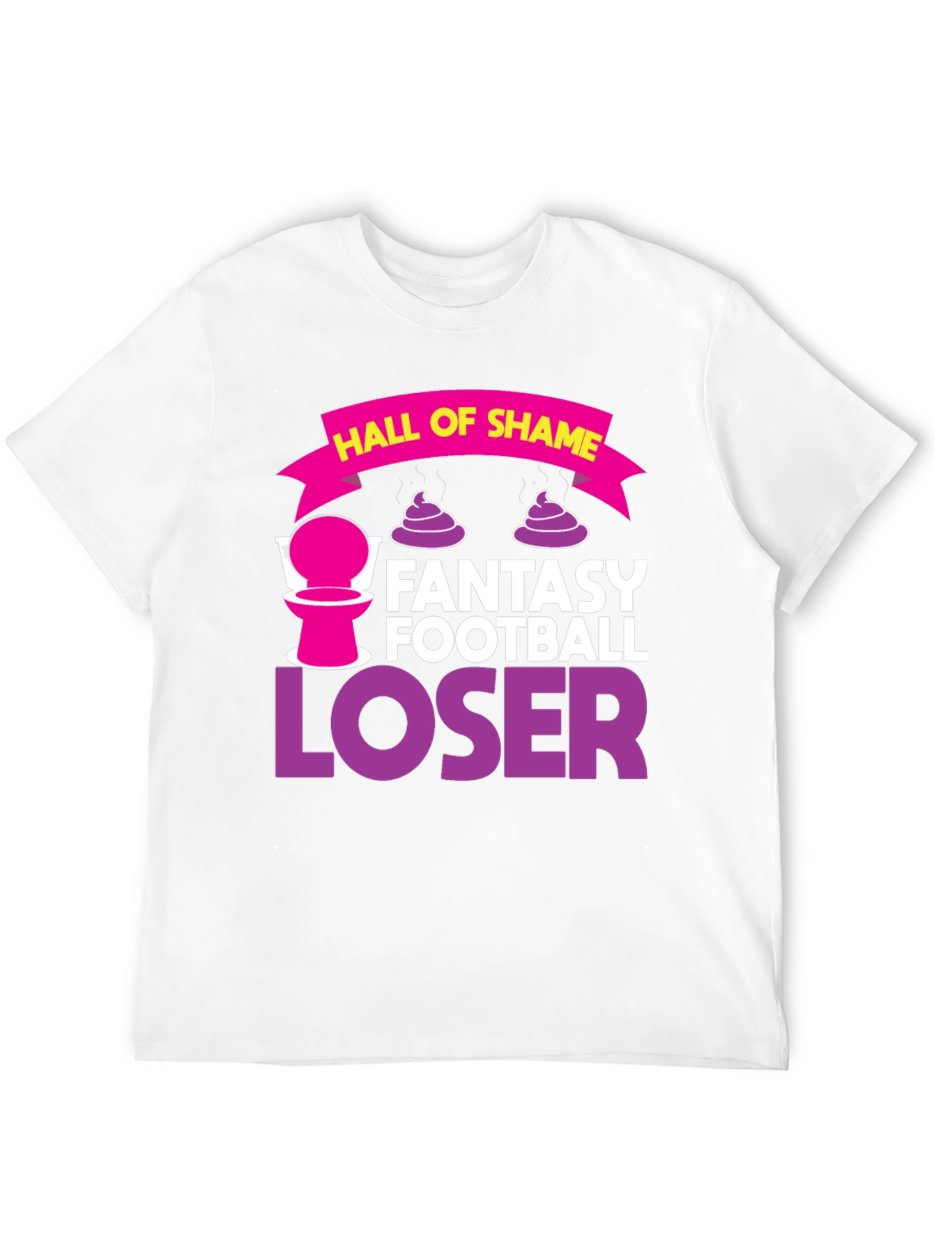 Fantasy Football Loser T-Shirt Hall of Shame