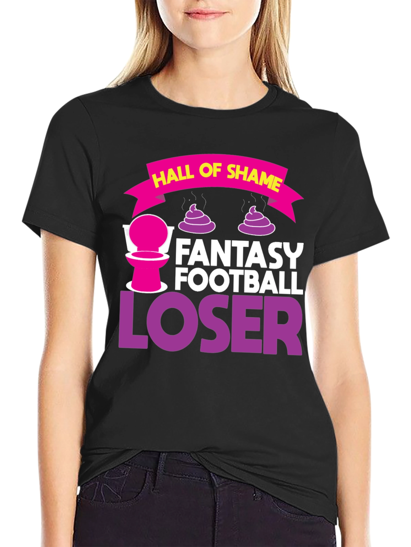 Fantasy Football Loser T-Shirt Hall of Shame
