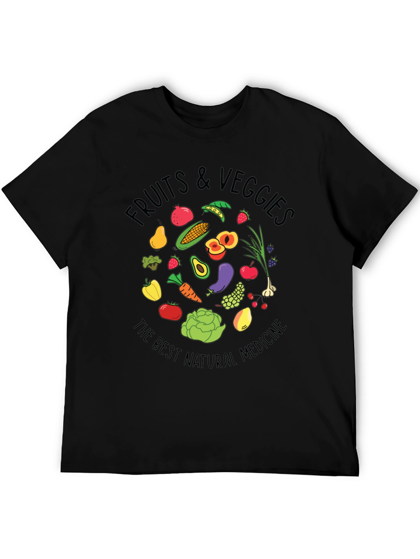 Fruits & Veggies T-Shirt - Natural Medicine Graphic Tee