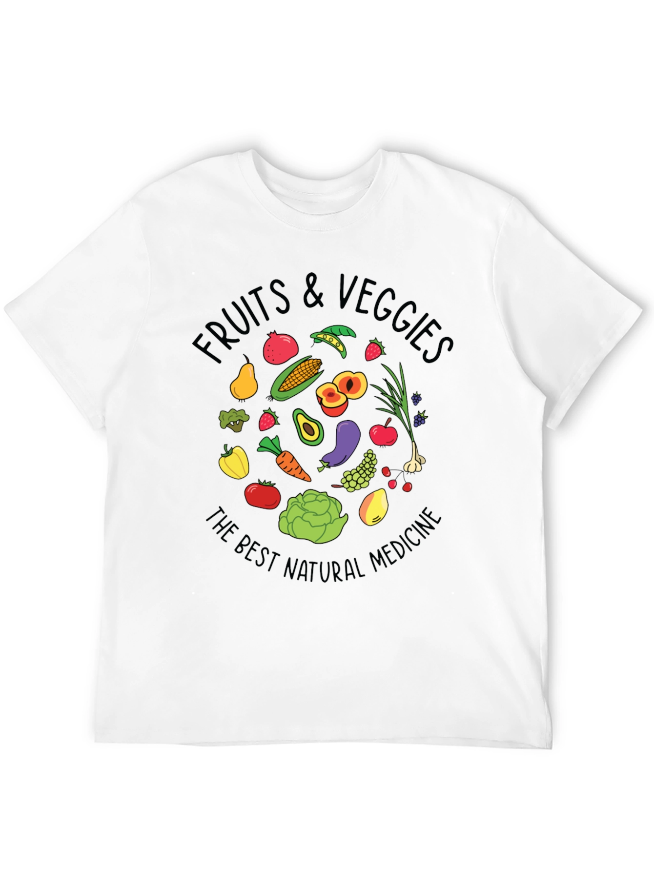 Fruits & Veggies T-Shirt - Natural Medicine Graphic Tee