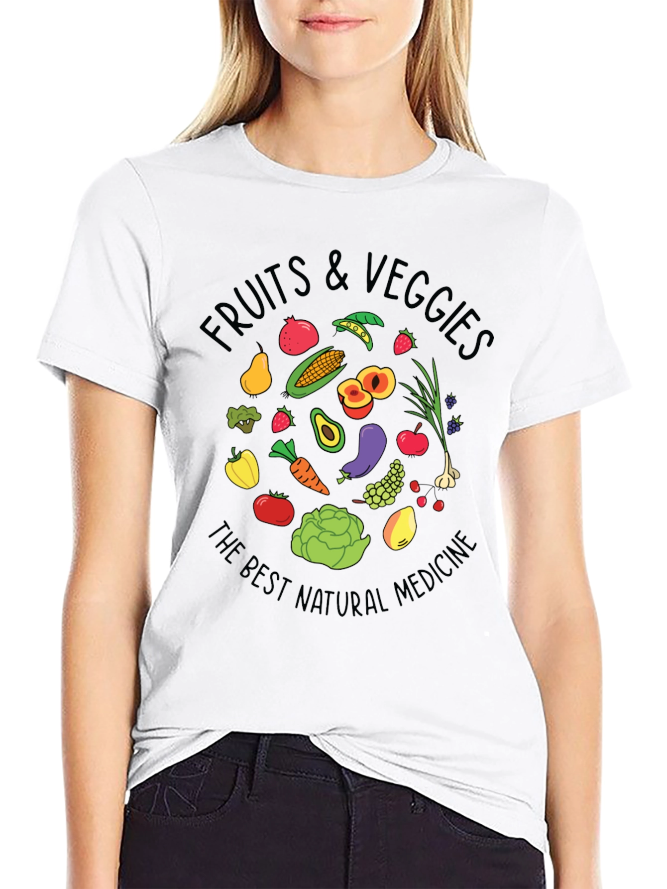 Fruits & Veggies T-Shirt - Natural Medicine Graphic Tee