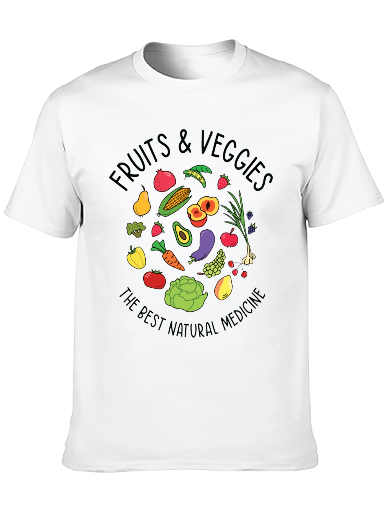 Fruits & Veggies T-Shirt - Natural Medicine Graphic Tee